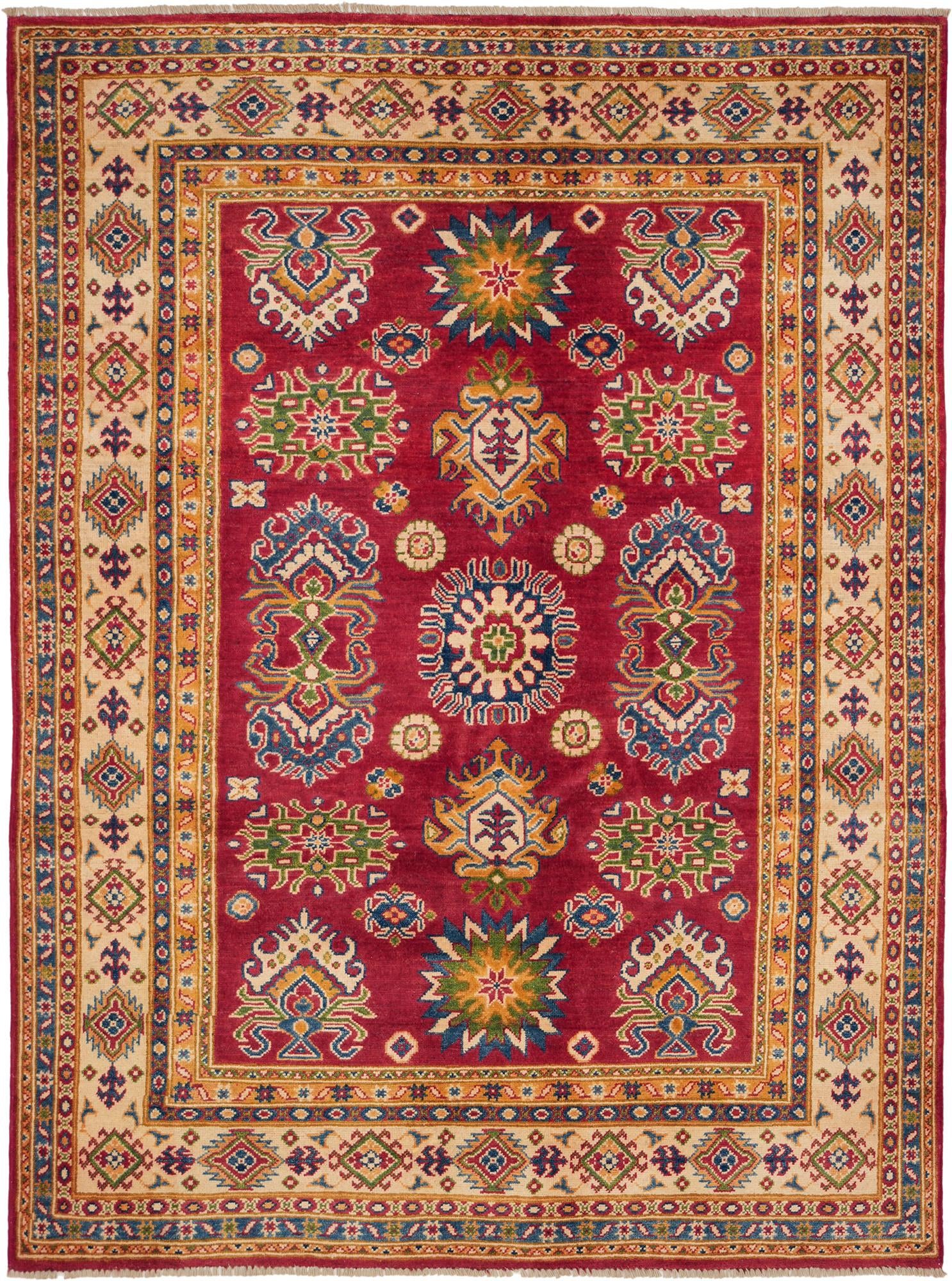 Detail image 2 of 10: 5' 2 x 6' 11 Hand Knotted Kazak Rug
