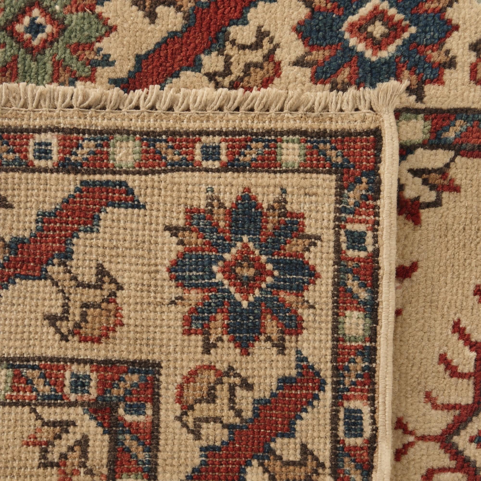 60cm x 90cm Hand Knotted Kazak Rug