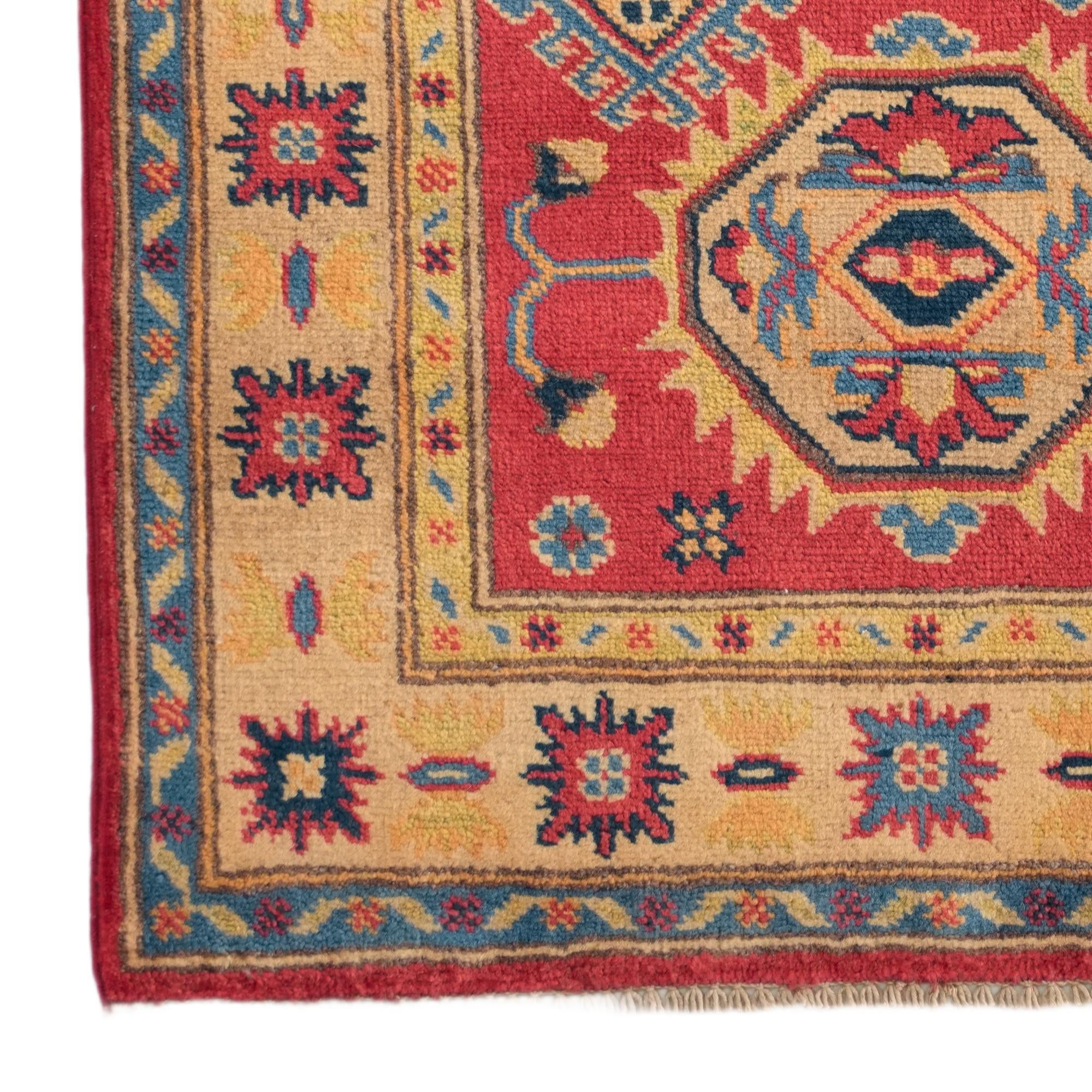 2' 8 x 4' 1 Hand Knotted Kazak Rug