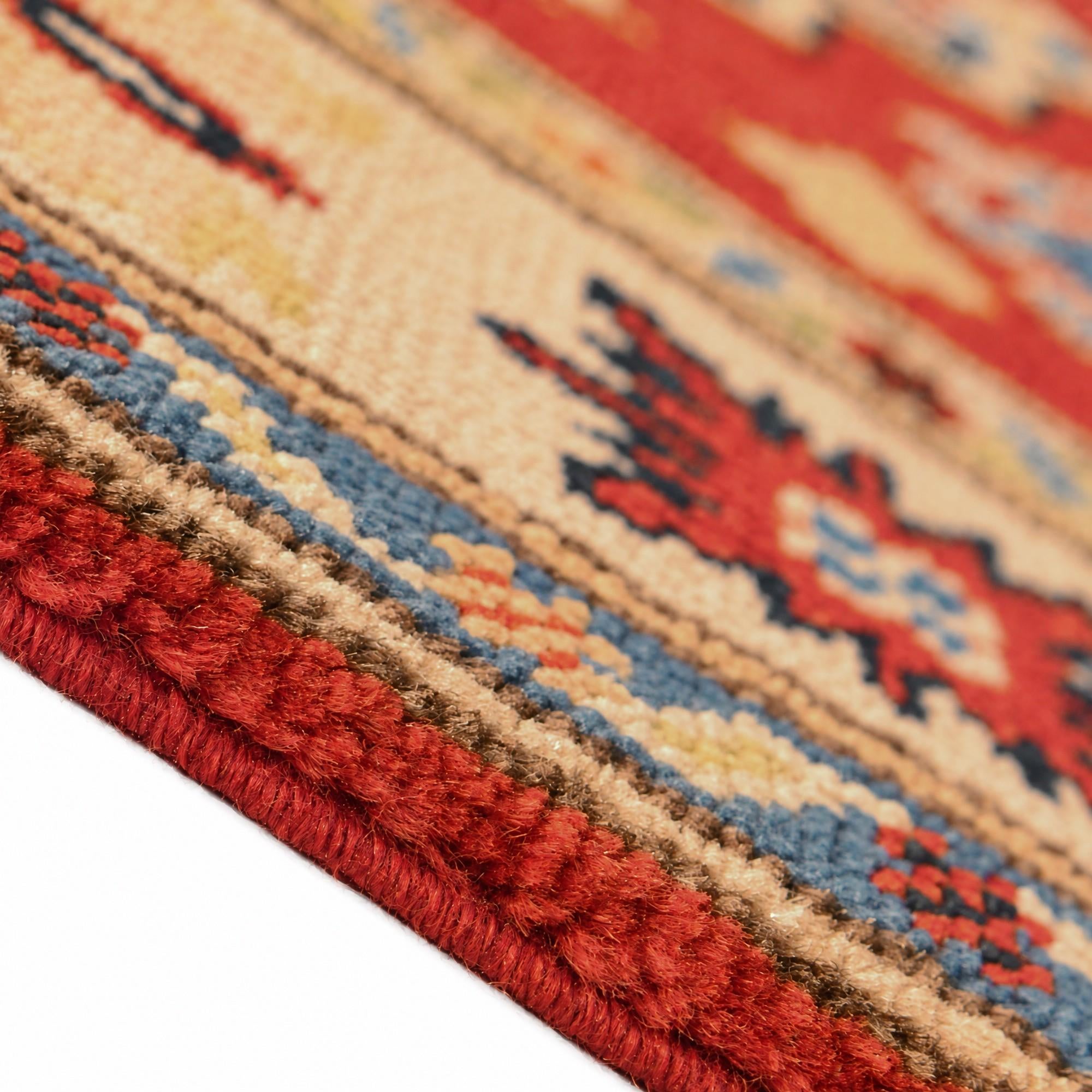 80cm x 125cm Handgeknüpft Kazak Teppich