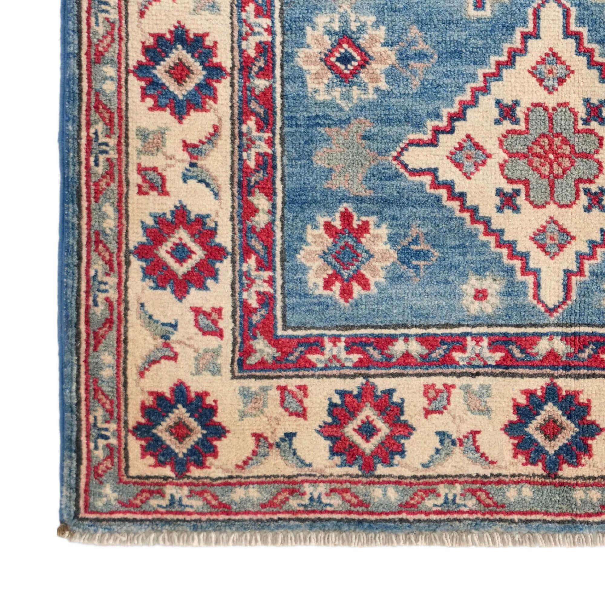 2' 9 x 4' 2 Hand Knotted Kazak Rug