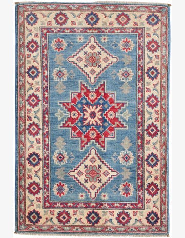 2' 9 x 4' 2 Hand Knotted Kazak Rug