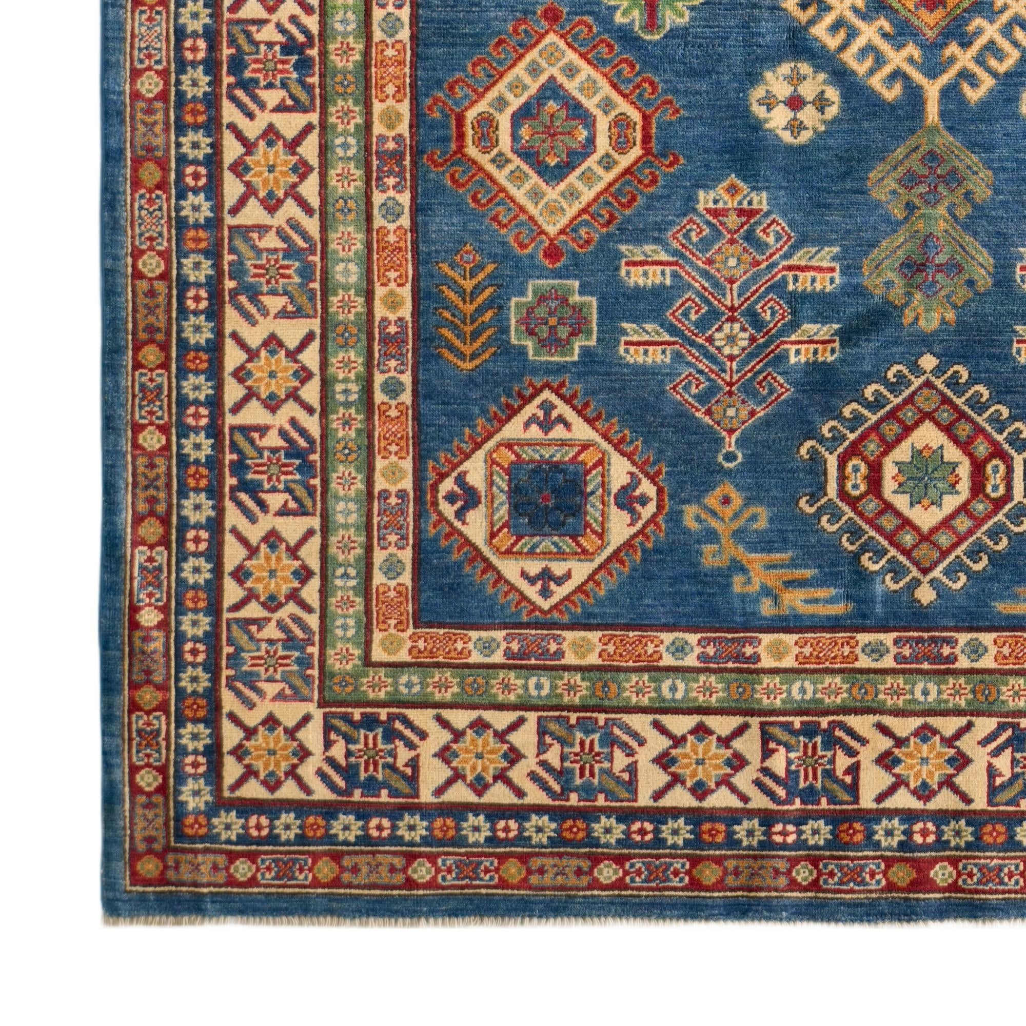 Detail image 7 of 10: 6' 8 x 9' 7 Hand Knotted Kazak Rug