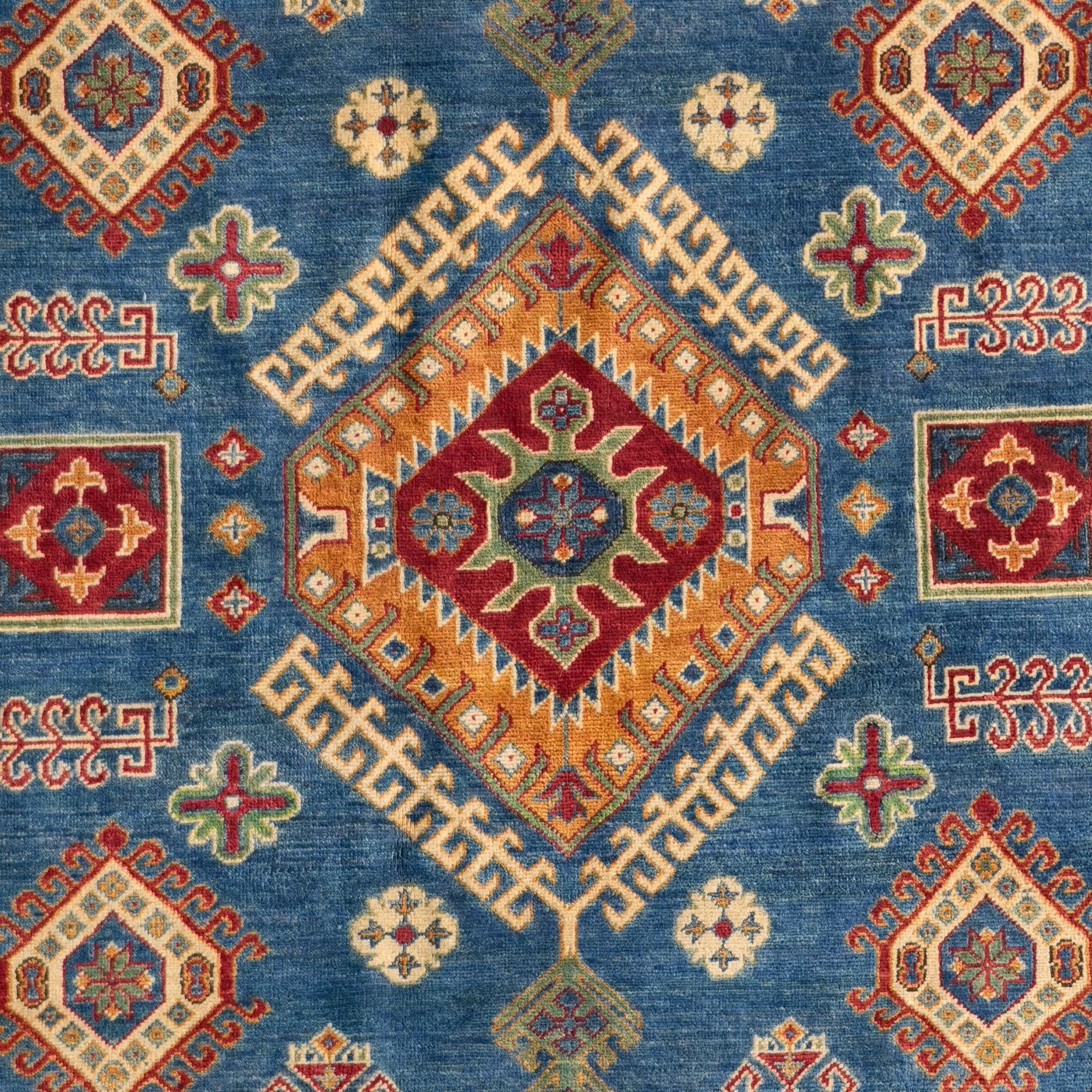 Detail image 10 of 10: 6' 8 x 9' 7 Hand Knotted Kazak Rug