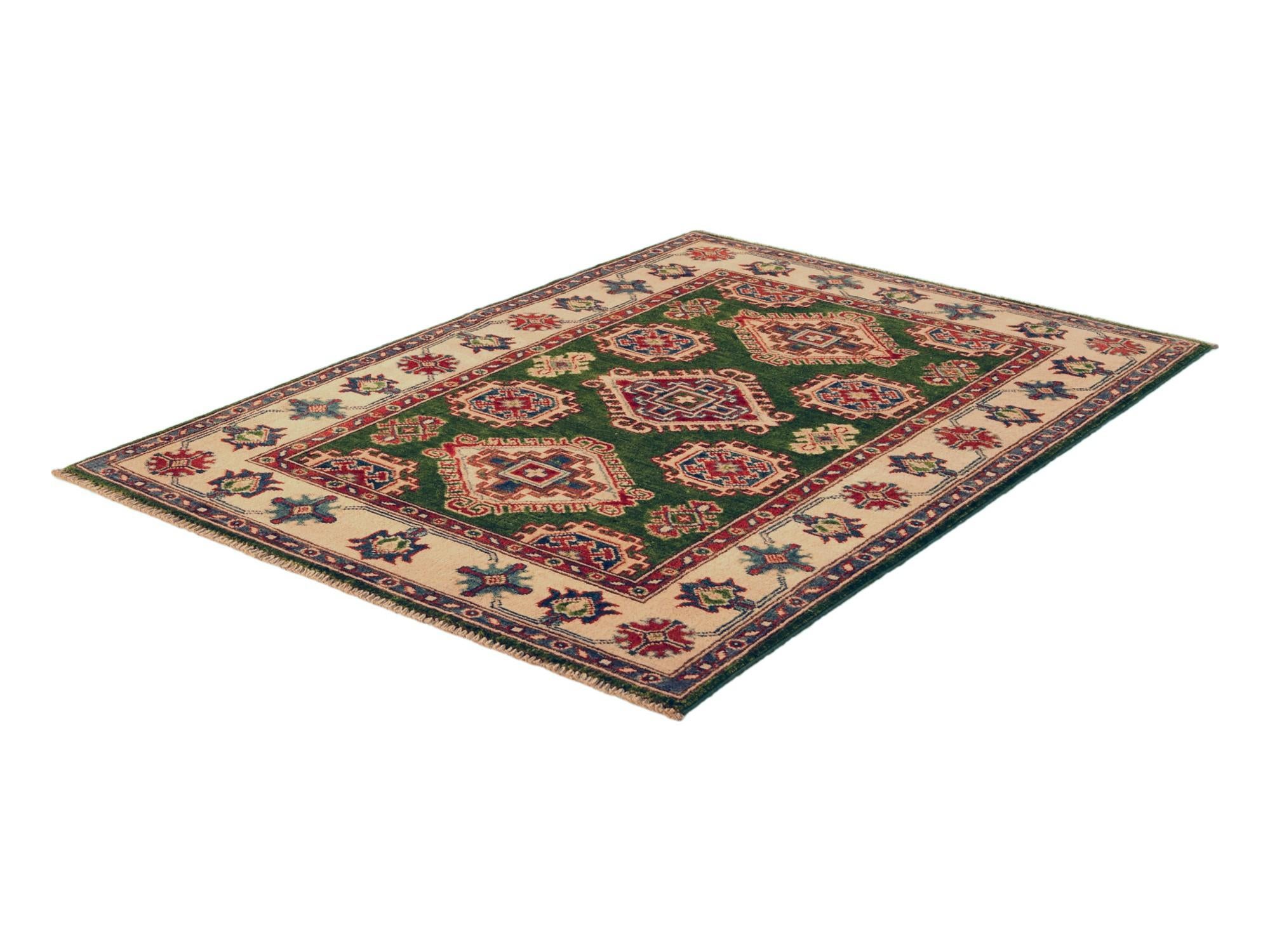 3' 5 x 4' 9 Hand Knotted Kazak Rug