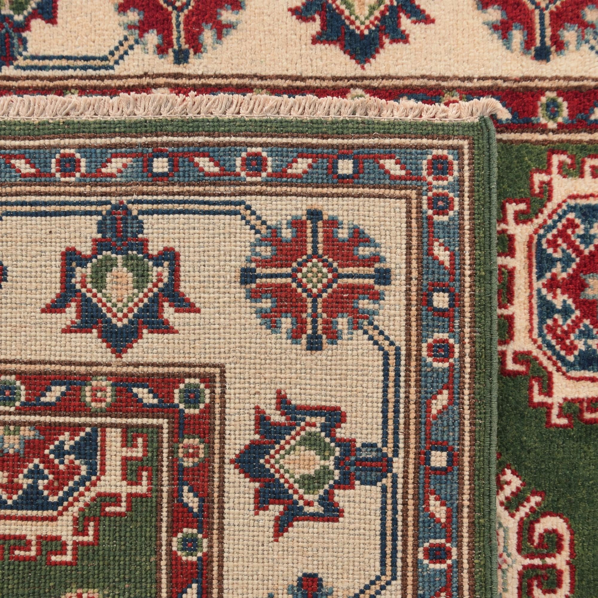 105cm x 145cm Handgeknüpft Kazak Teppich