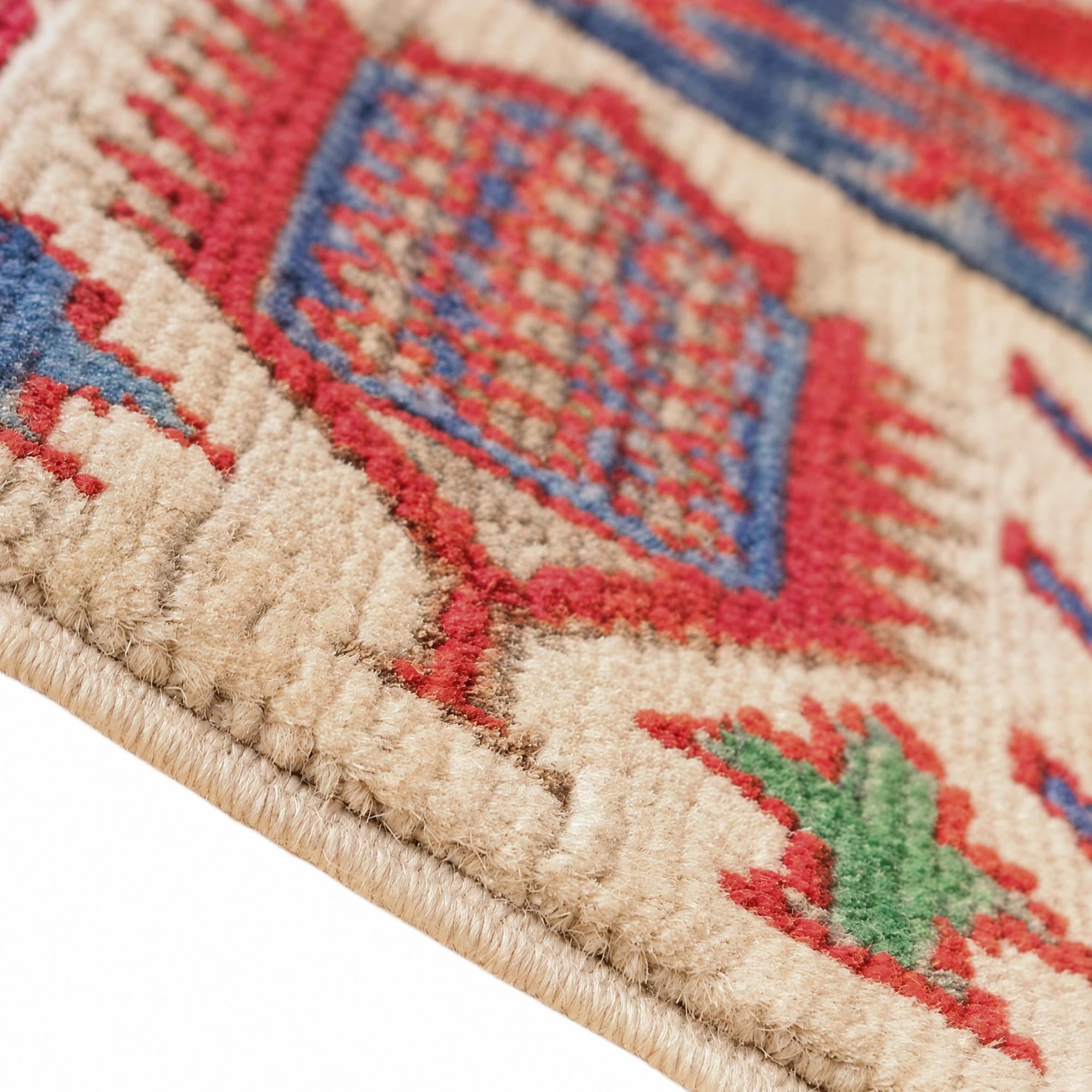 95cm x 155cm Hand Knotted Kazak Rug