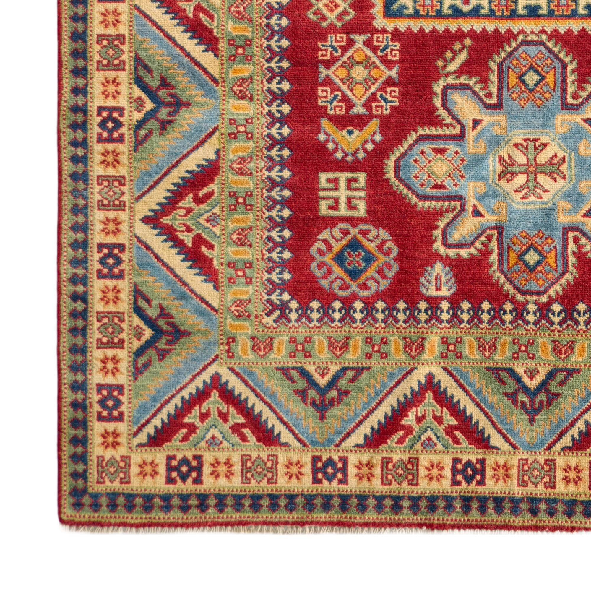 Detail image 7 of 10: 5' 2 x 7' Hand Knotted Kazak Rug