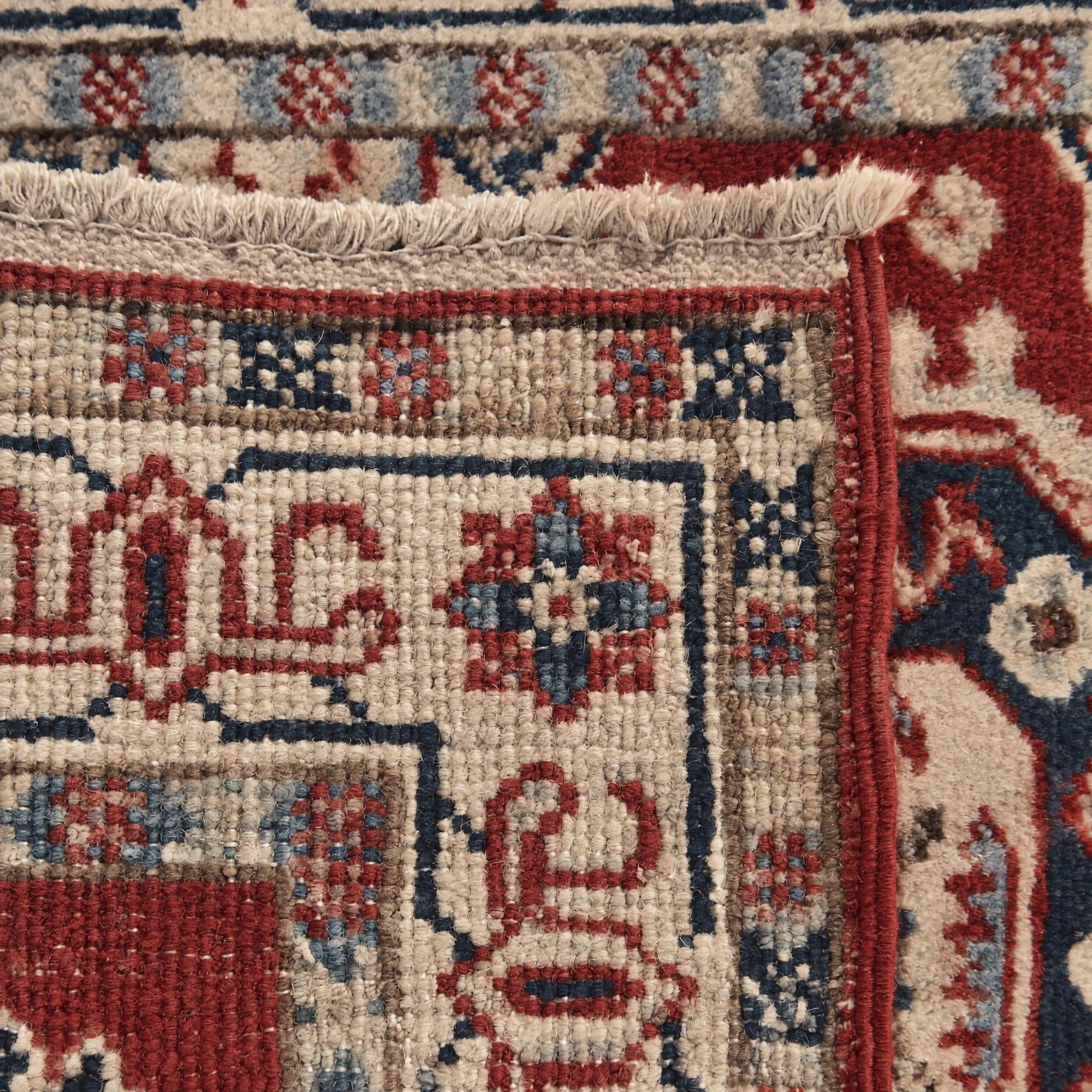 60cm x 85cm Hand Knotted Kazak Rug