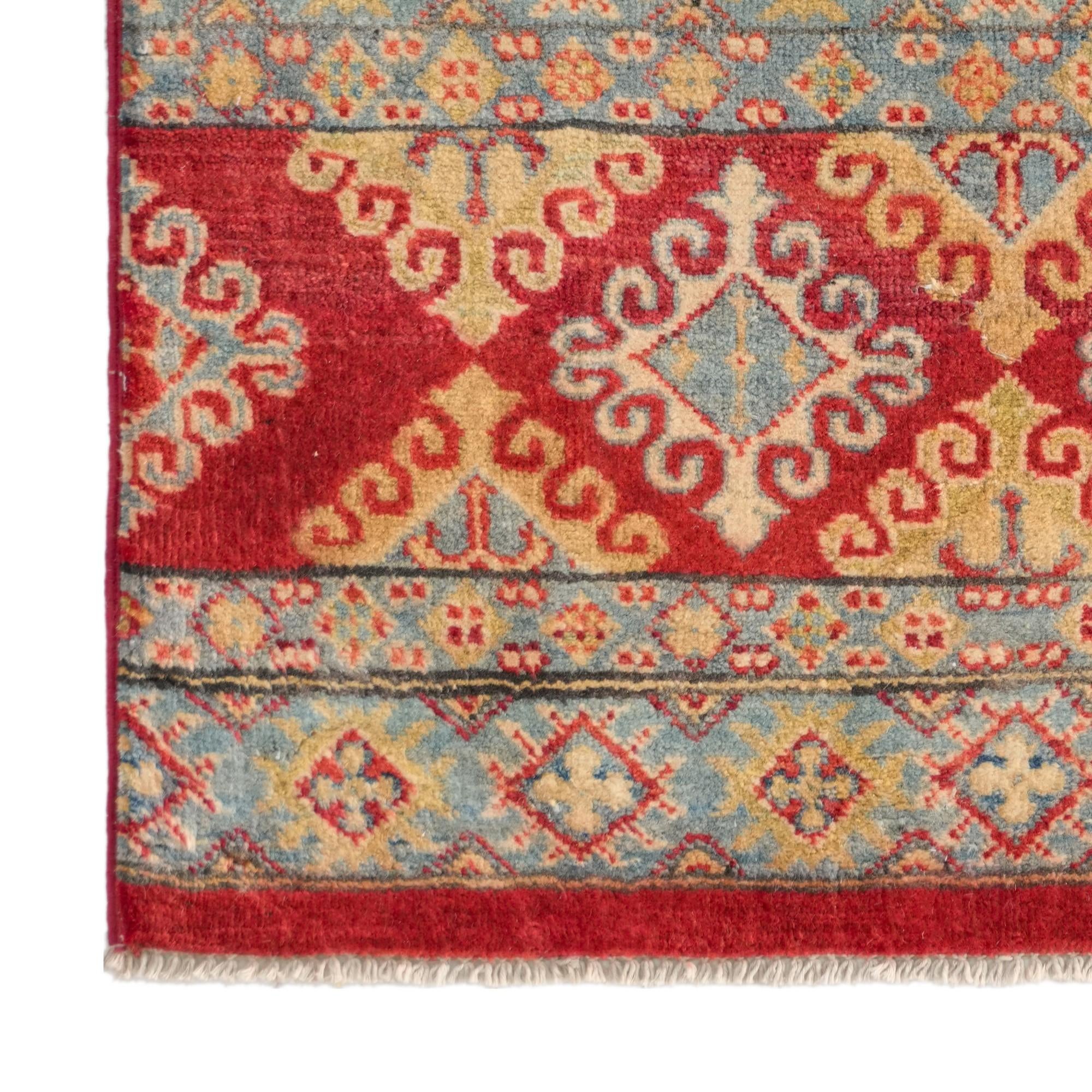 2' 7 x 4' 1 Hand Knotted Kazak Rug