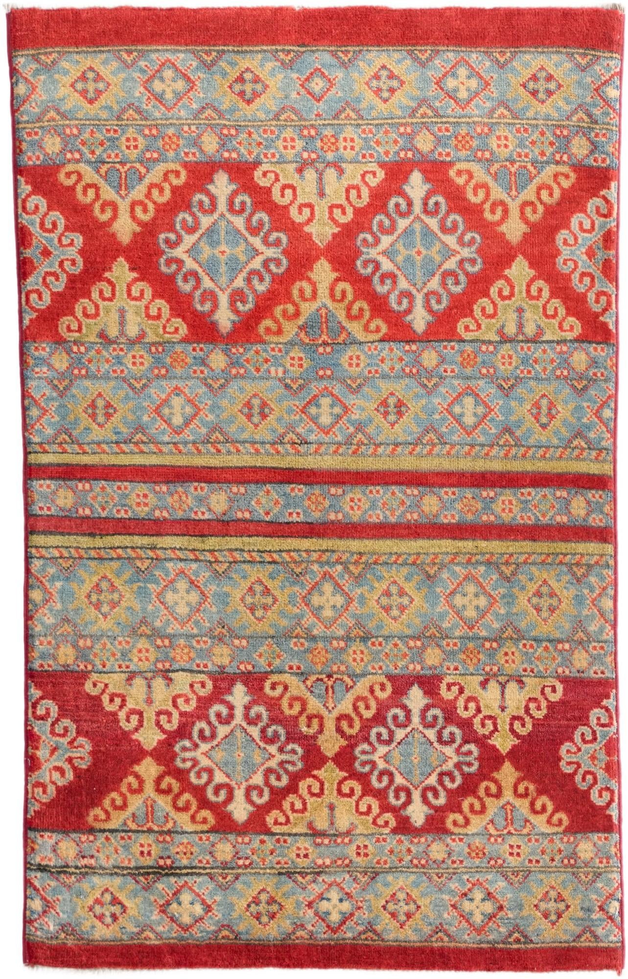 2' 7 x 4' 1 Hand Knotted Kazak Rug