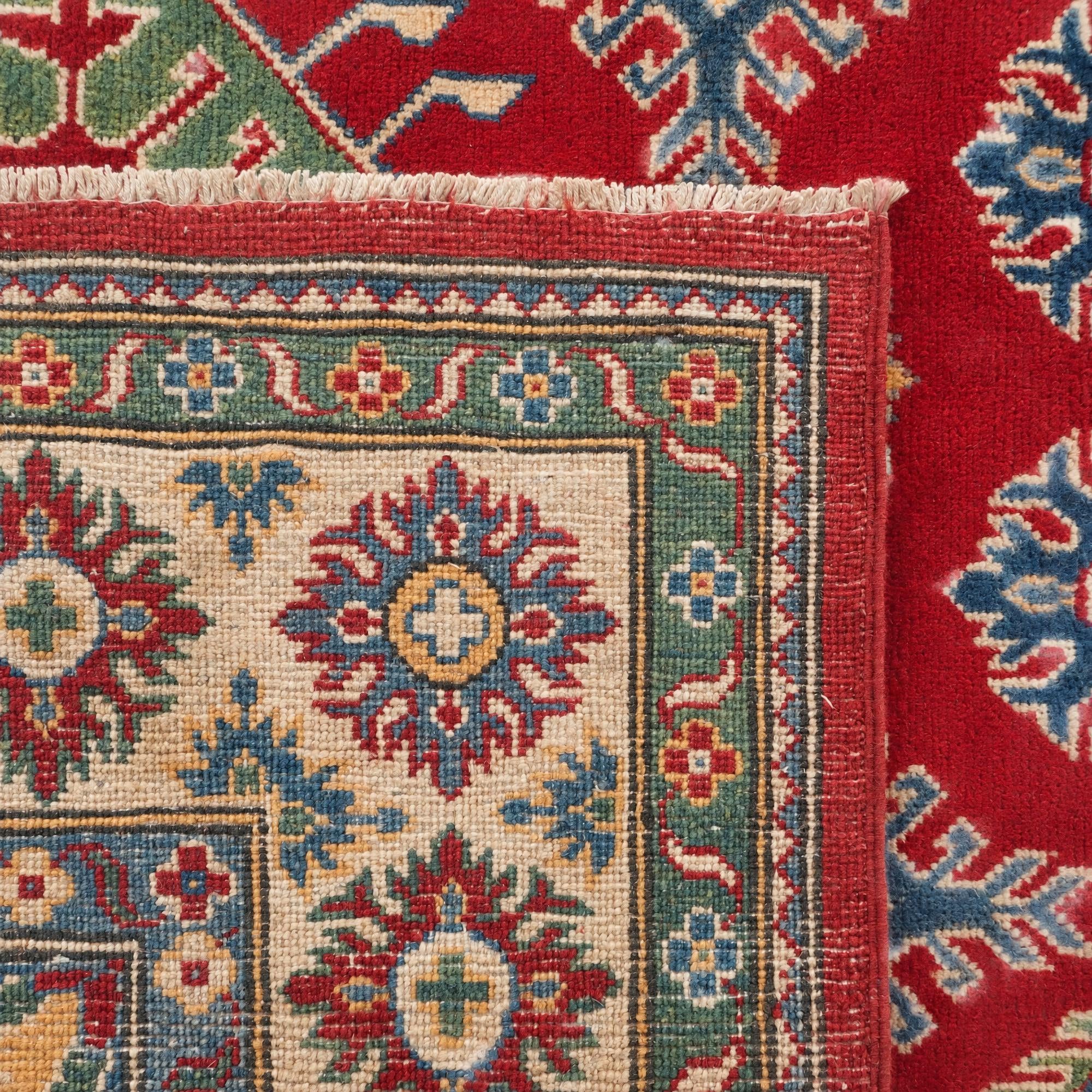 190cm x 285cm Handgeknüpft Kazak Teppich