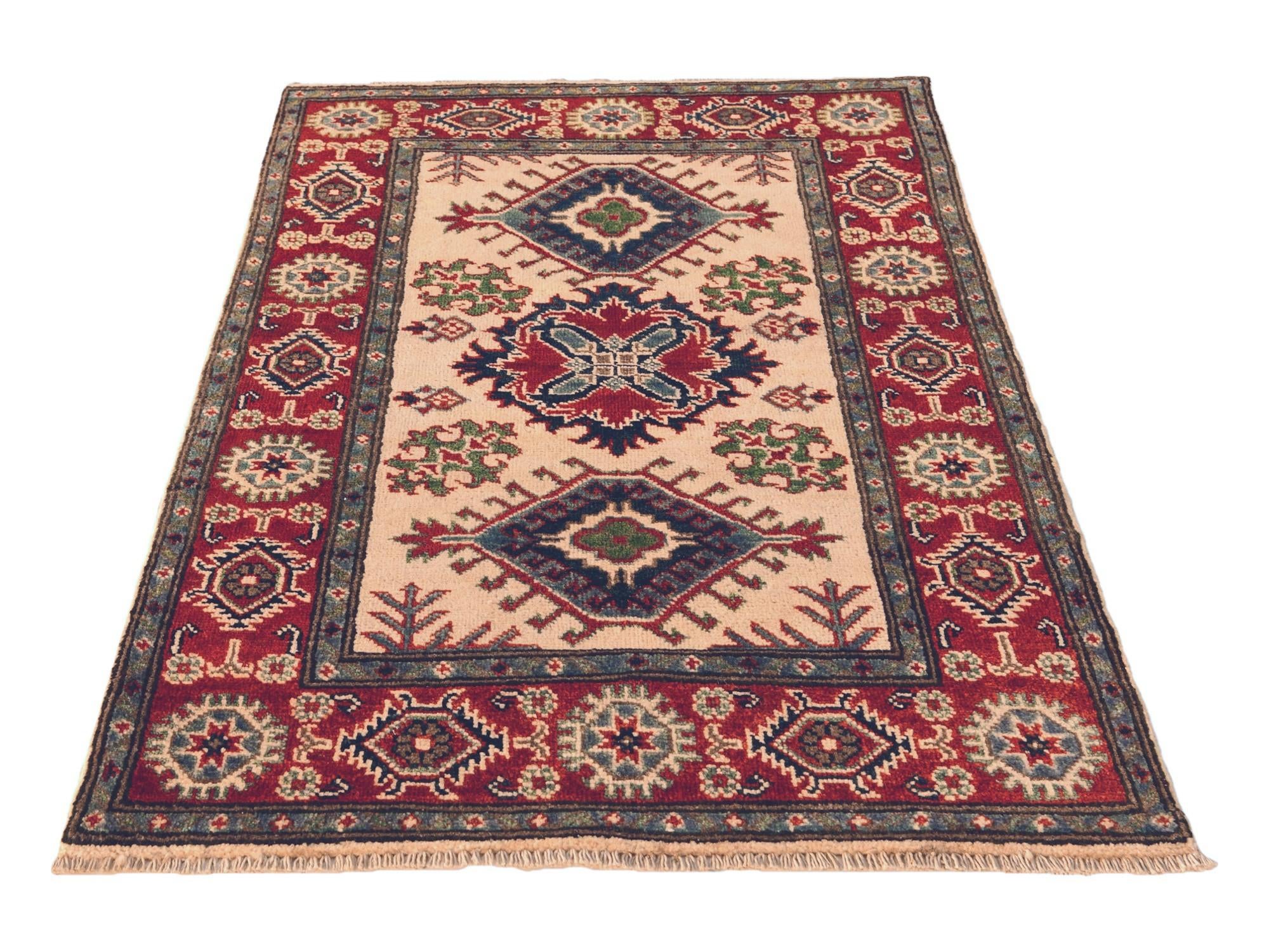 2' 8 x 4' 1 Hand Knotted Kazak Rug