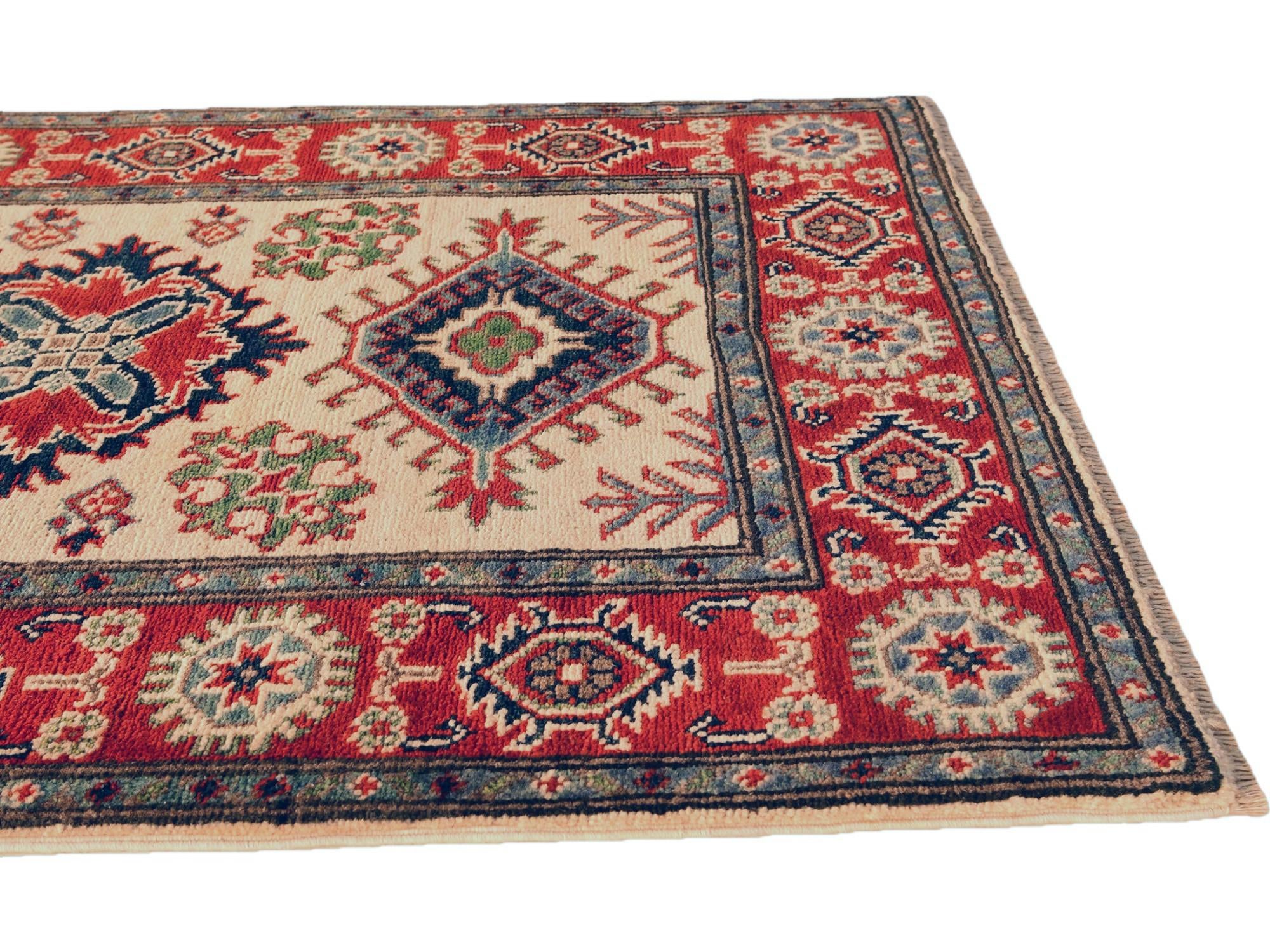 80cm x 125cm Hand Knotted Kazak Rug