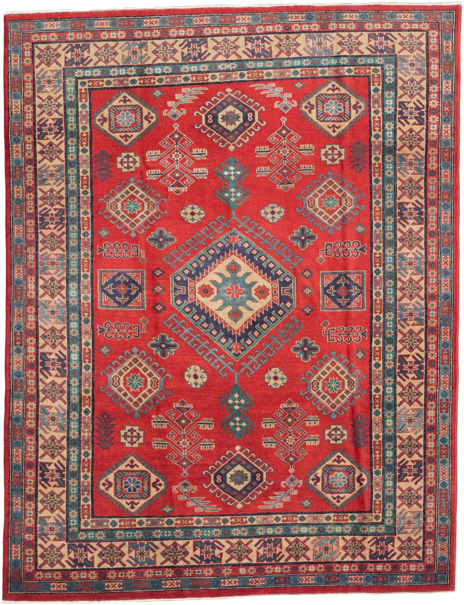 6' 8 x 8' 8 Hand Knotted Kazak Rug