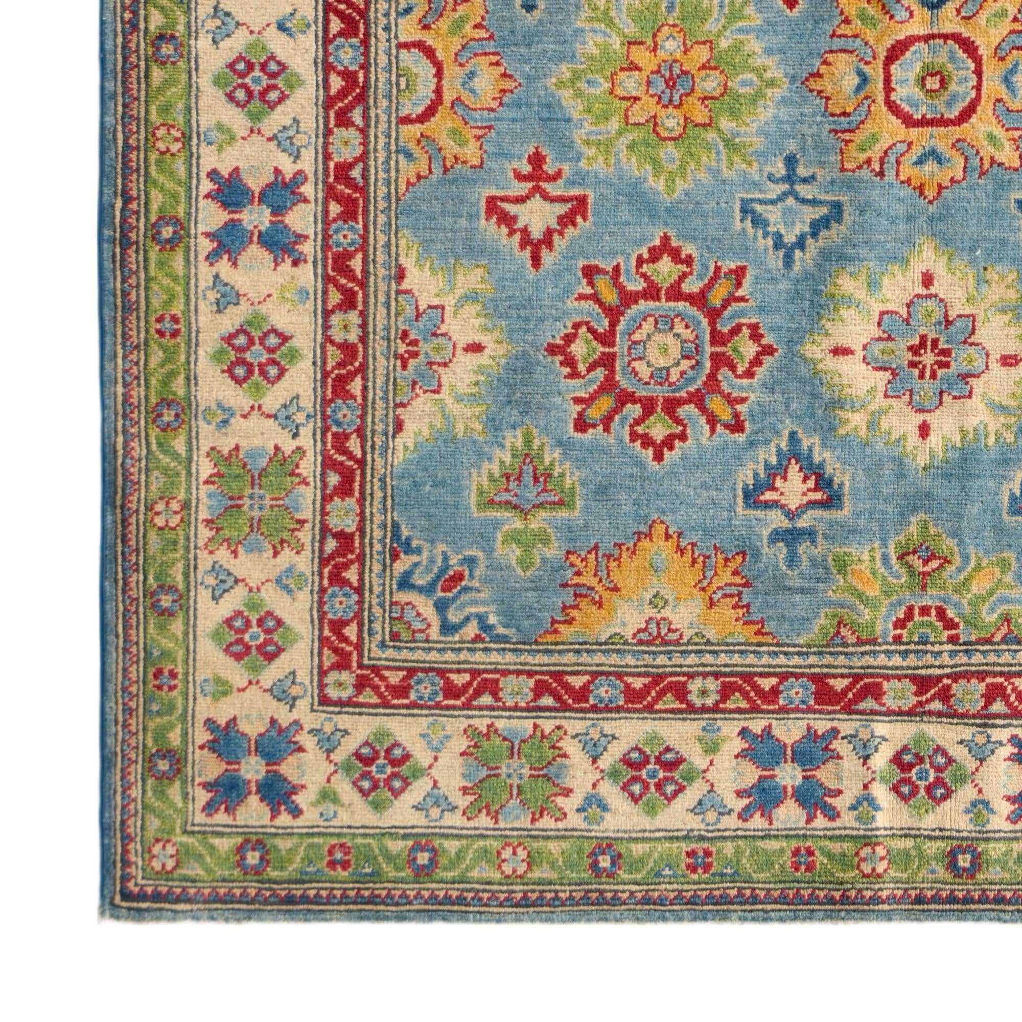 Detail image 7 of 10: 4' 10 x 6' 7 Hand Knotted Kazak Rug
