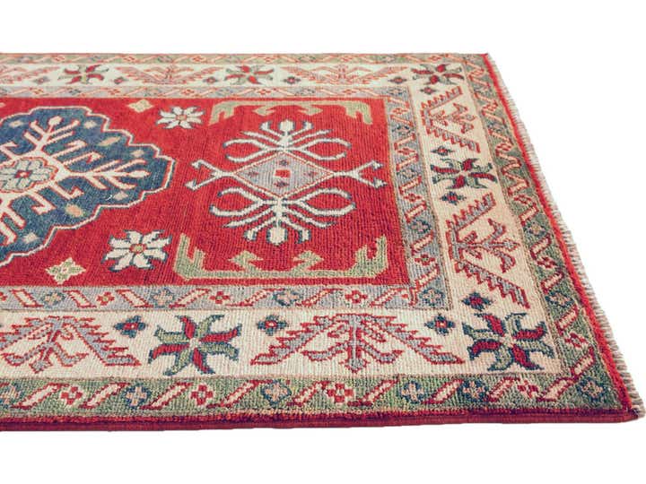 2' 7 x 4' Hand Knotted Kazak Rug
