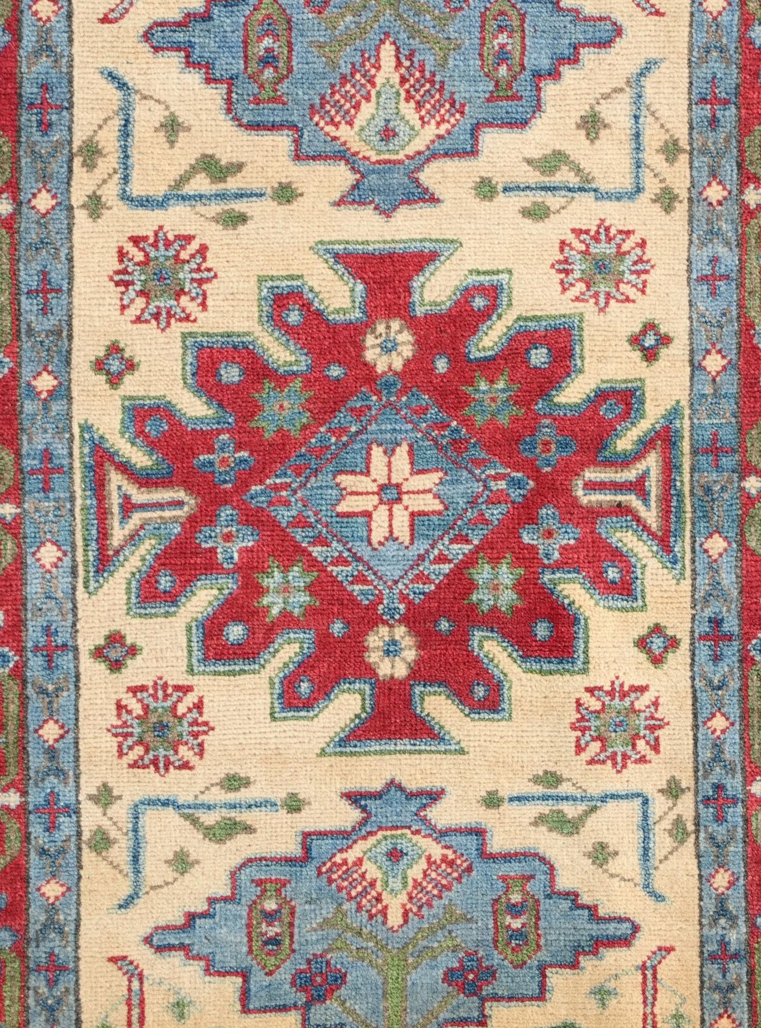 2' 8 x 4' 1 Hand Knotted Kazak Rug