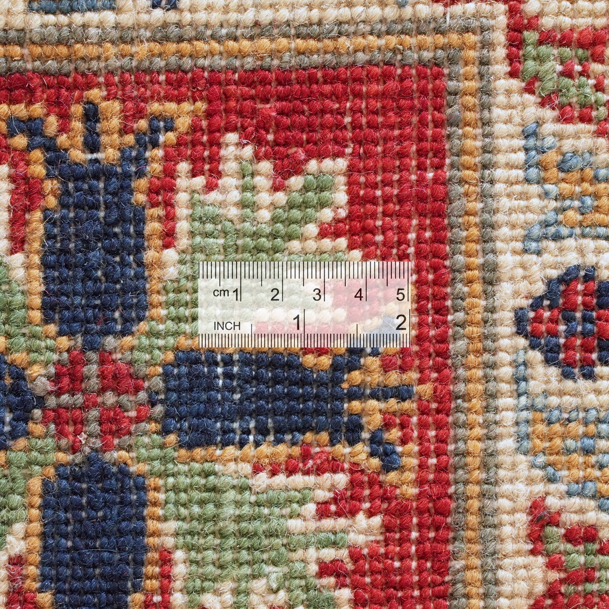 5' x 6' 8 Hand Knotted Kazak Rug