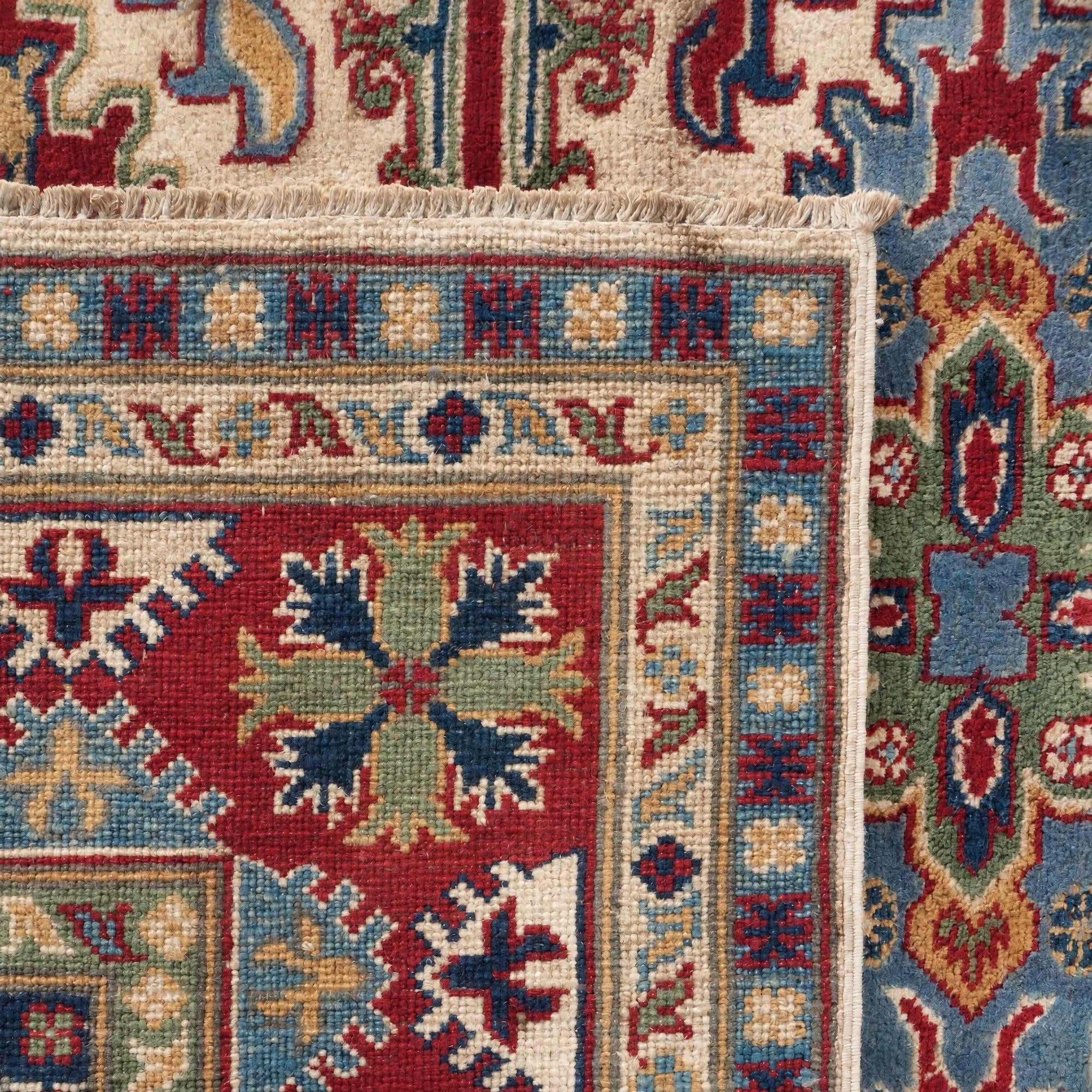 5' x 6' 8 Hand Knotted Kazak Rug