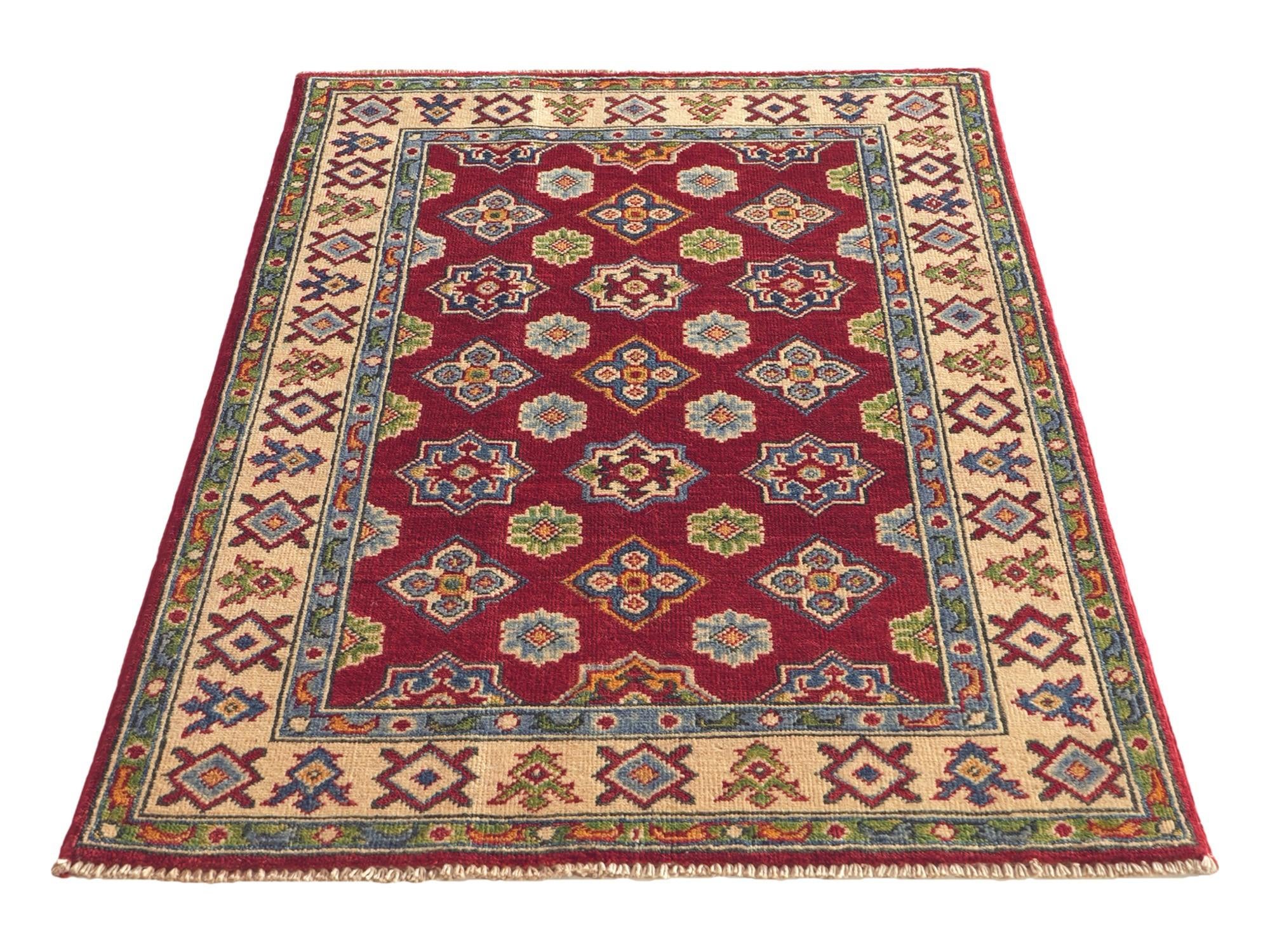 Detail image 5 of 10: 2' 7 x 4' 2 Hand Knotted Kazak Rug