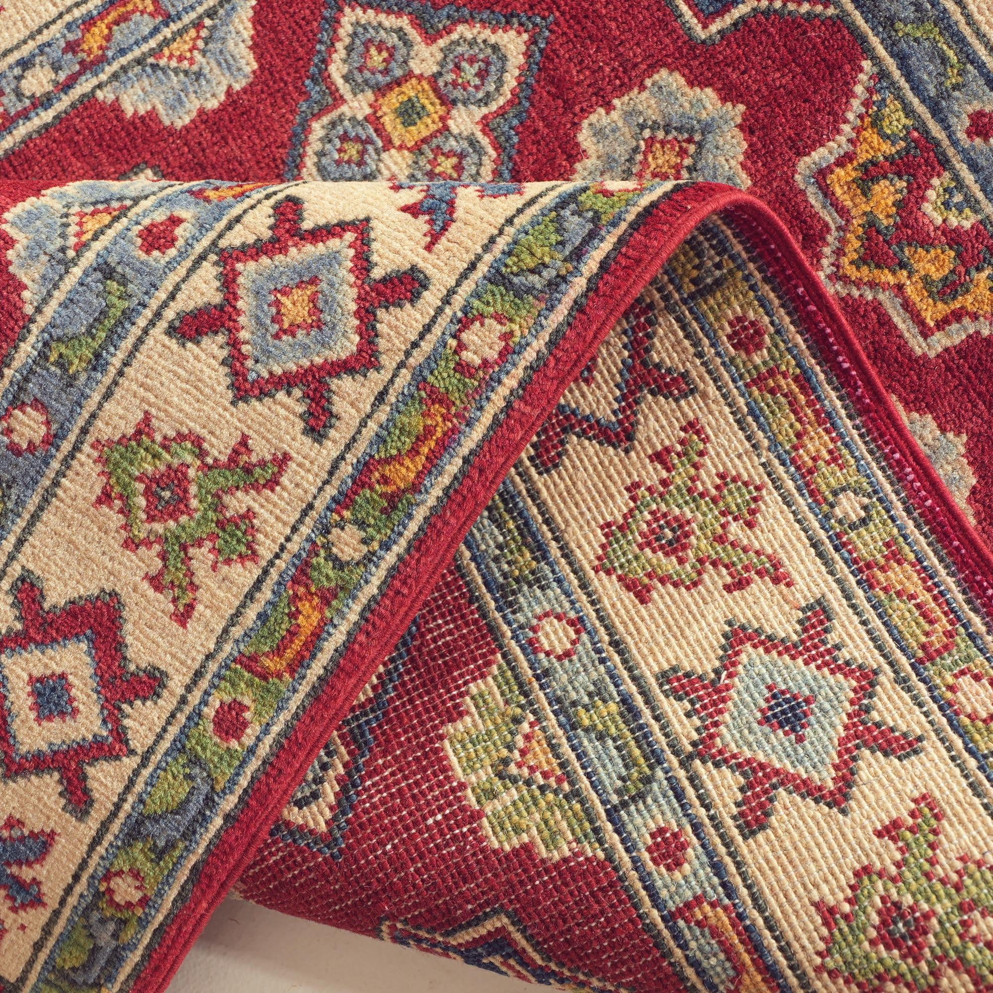 Detail image 8 of 10: 2' 7 x 4' 2 Hand Knotted Kazak Rug