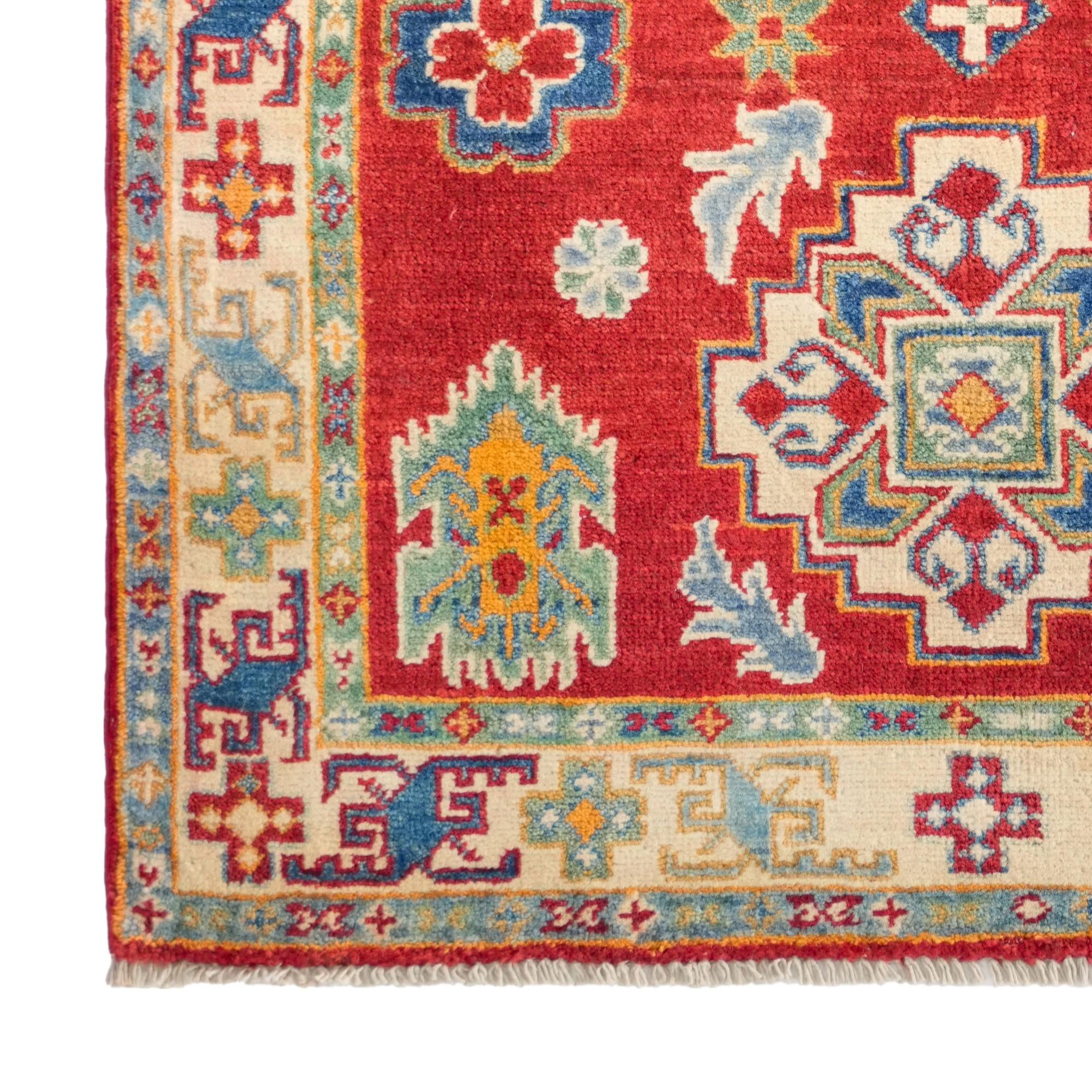 3' 3 x 5' 1 Hand Knotted Kazak Rug