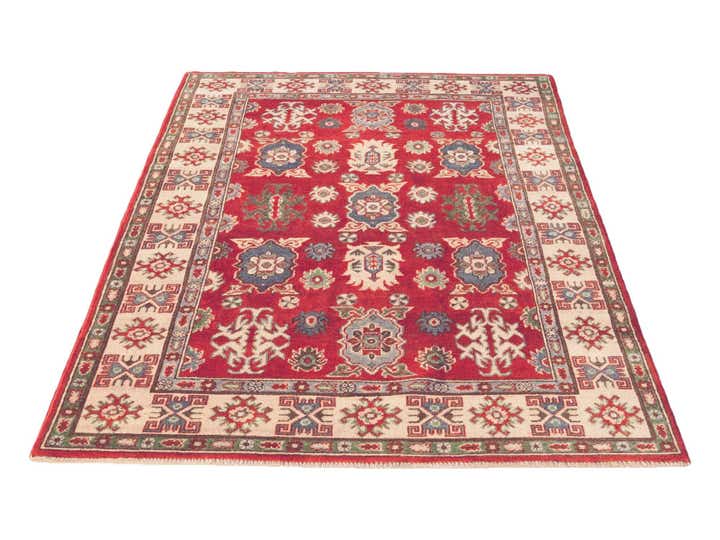 125cm x 185cm anudado a mano Kazak Alfombra