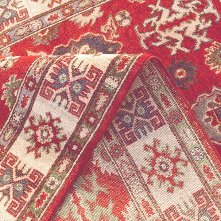 125cm x 185cm anudado a mano Kazak Alfombra