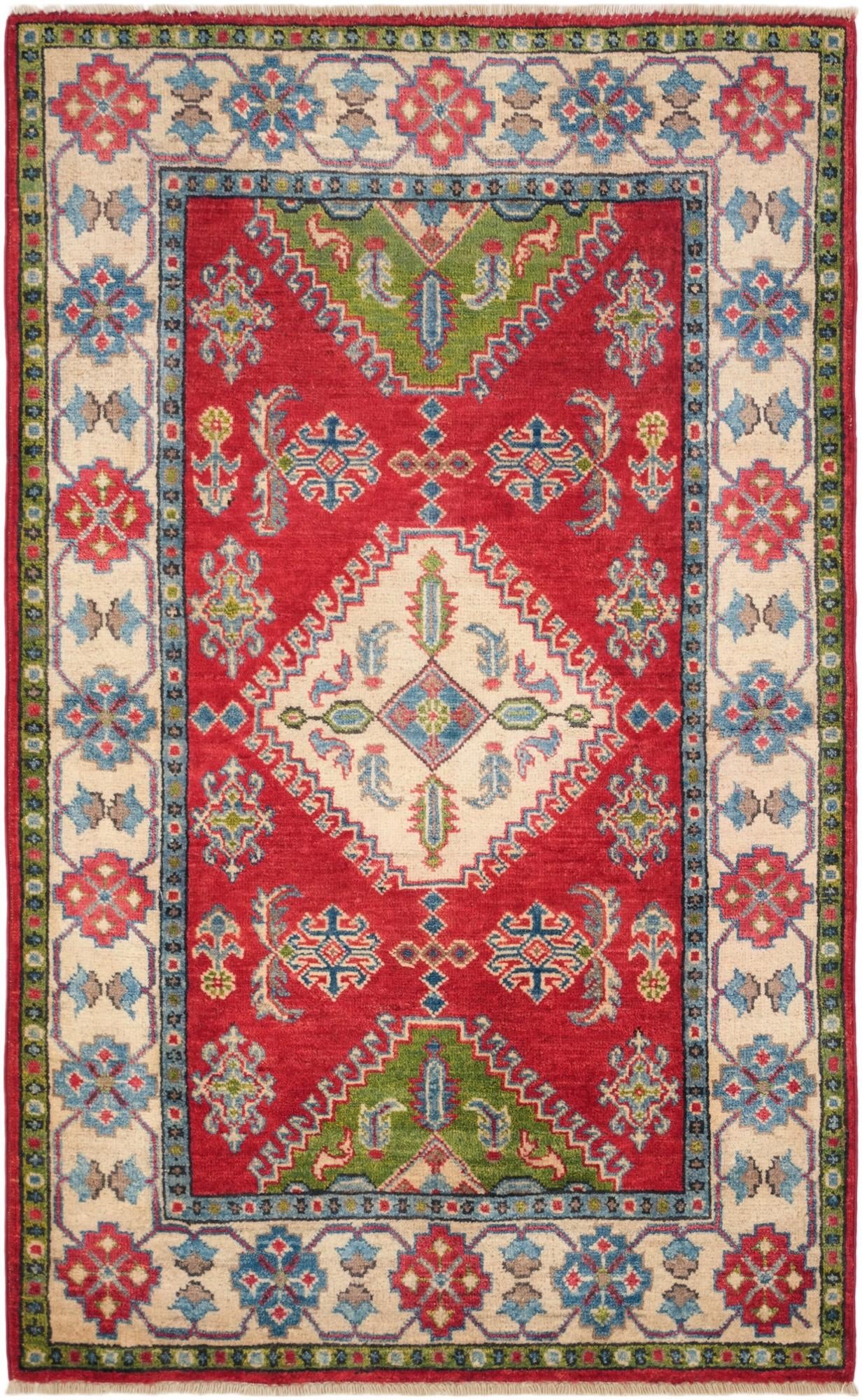 3' 1 x 5' Hand Knotted Kazak Rug