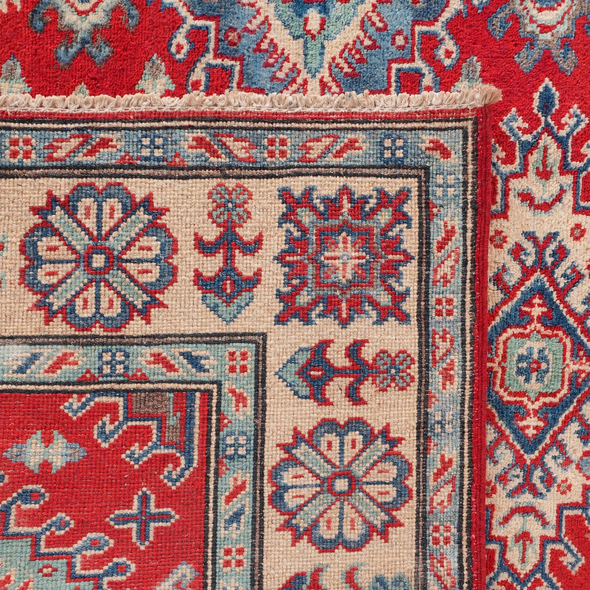 155cm x 200cm Handgeknüpft Kazak Teppich