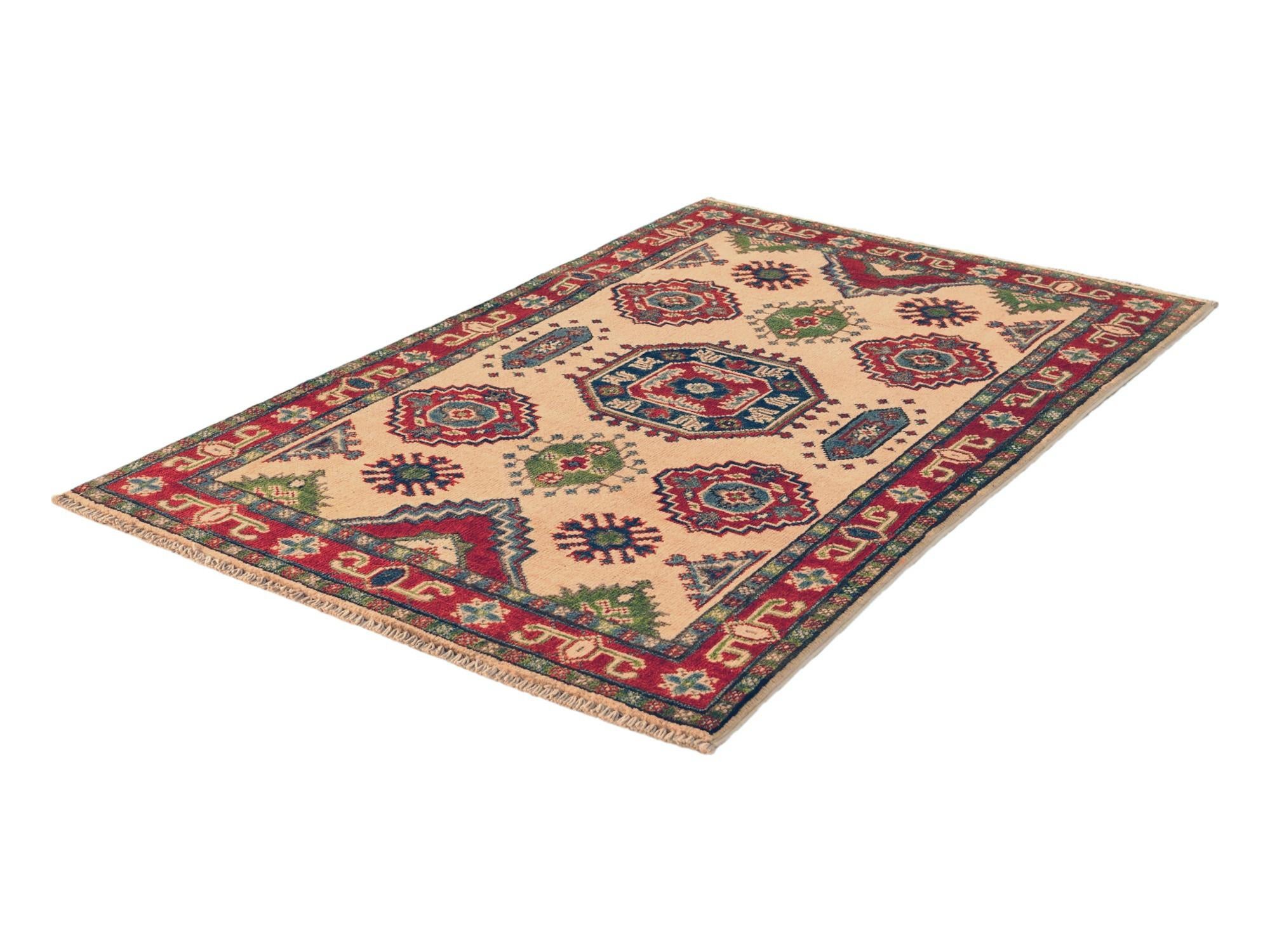 85cm x 125cm Hand Knotted Kazak Rug