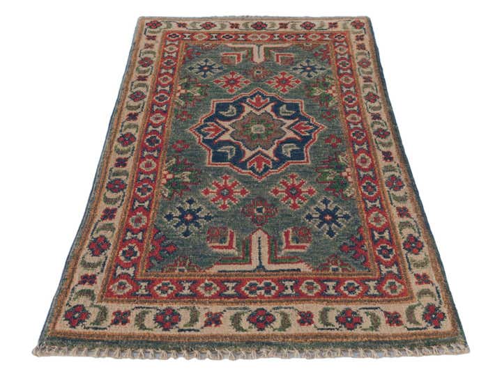 1' 9 x 3' 1 Hand Knotted Kazak Rug