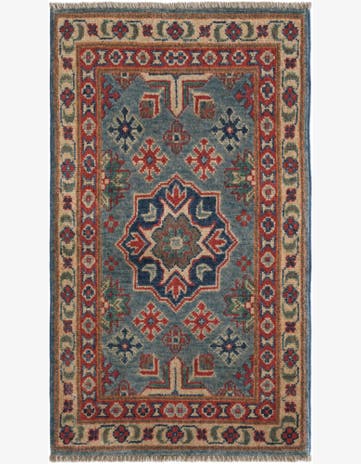 1' 9 x 3' 1 Hand Knotted Kazak Rug