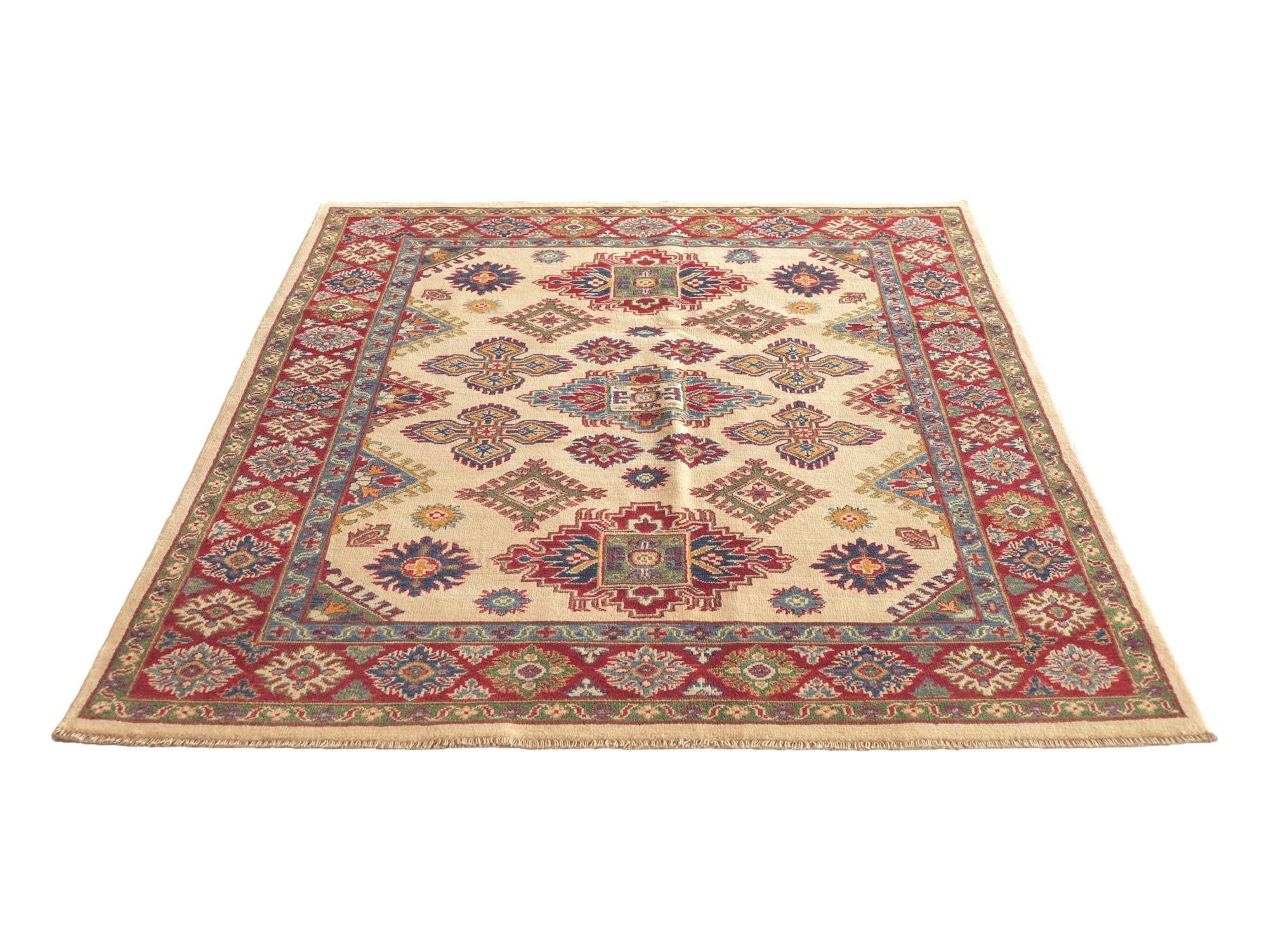 Detail image 5 of 10: 5' 3 x 6' 9 Hand Knotted Kazak Rug