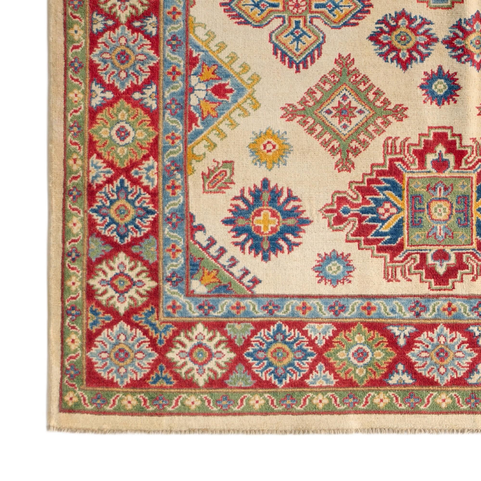 Detail image 7 of 10: 5' 3 x 6' 9 Hand Knotted Kazak Rug