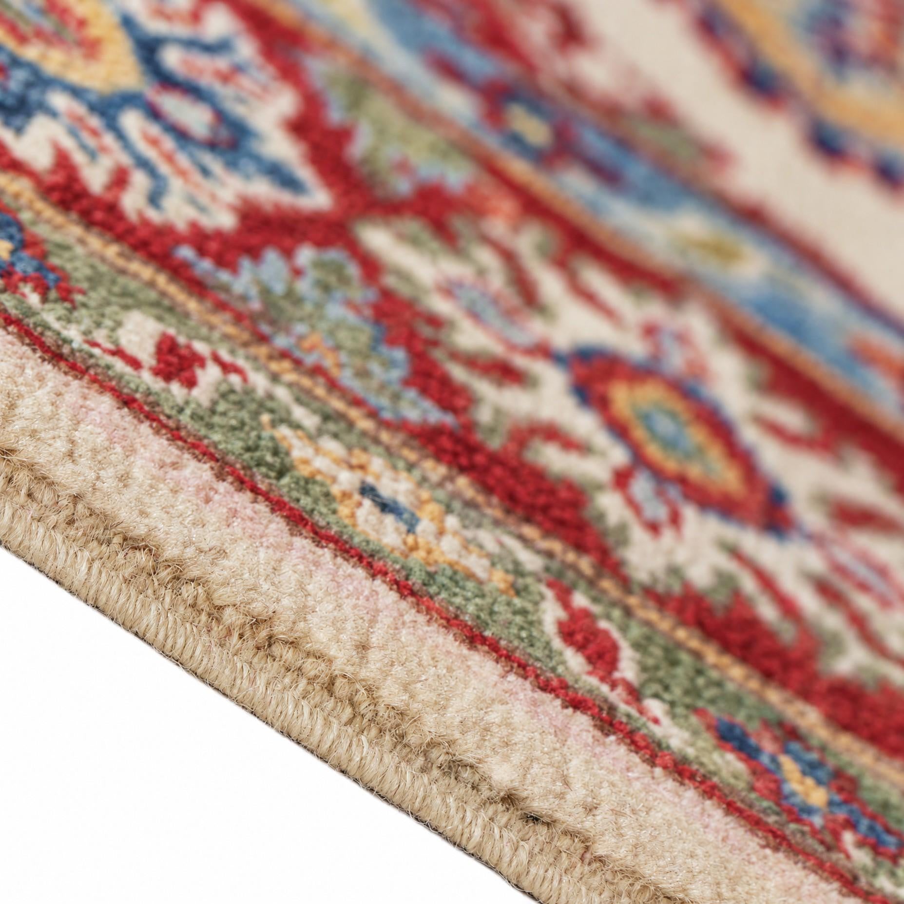 160cm x 205cm Hand Knotted Kazak Rug