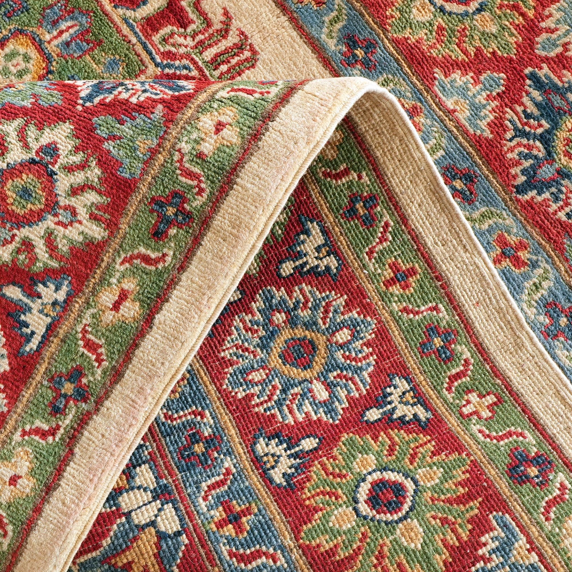 Detail image 8 of 10: 5' 3 x 6' 9 Hand Knotted Kazak Rug