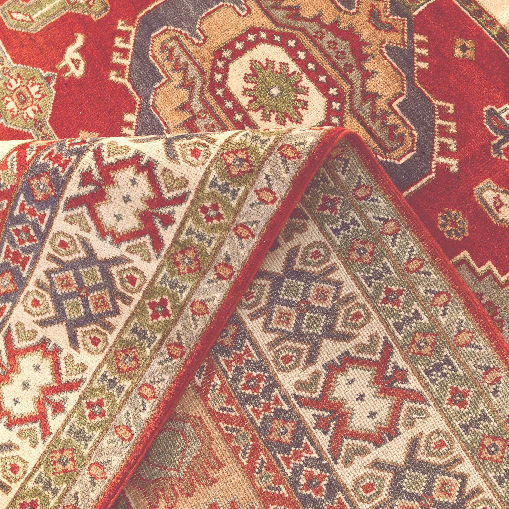 6' 9 x 9' 5 Hand Knotted Kazak Rug