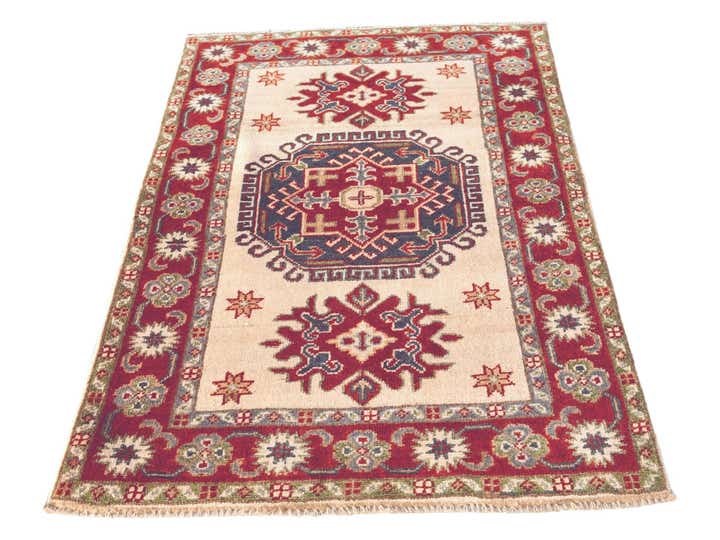 2' 7 x 4' 2 Hand Knotted Kazak Rug