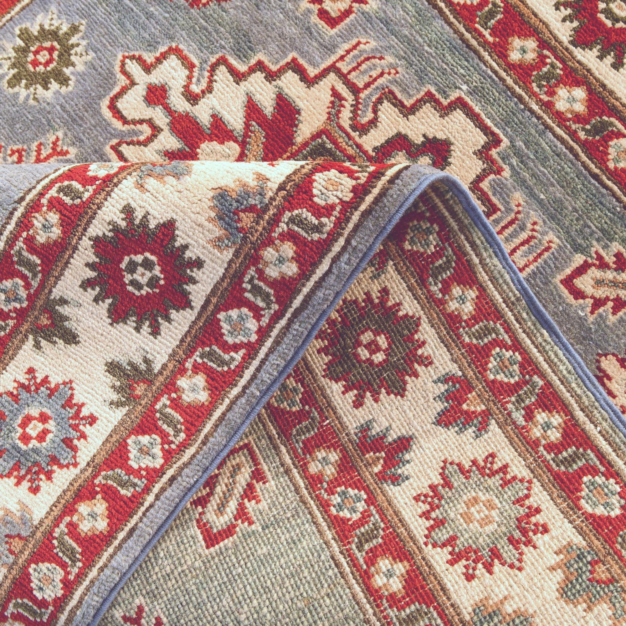 3' 7 x 5' 1 Hand Knotted Kazak Rug
