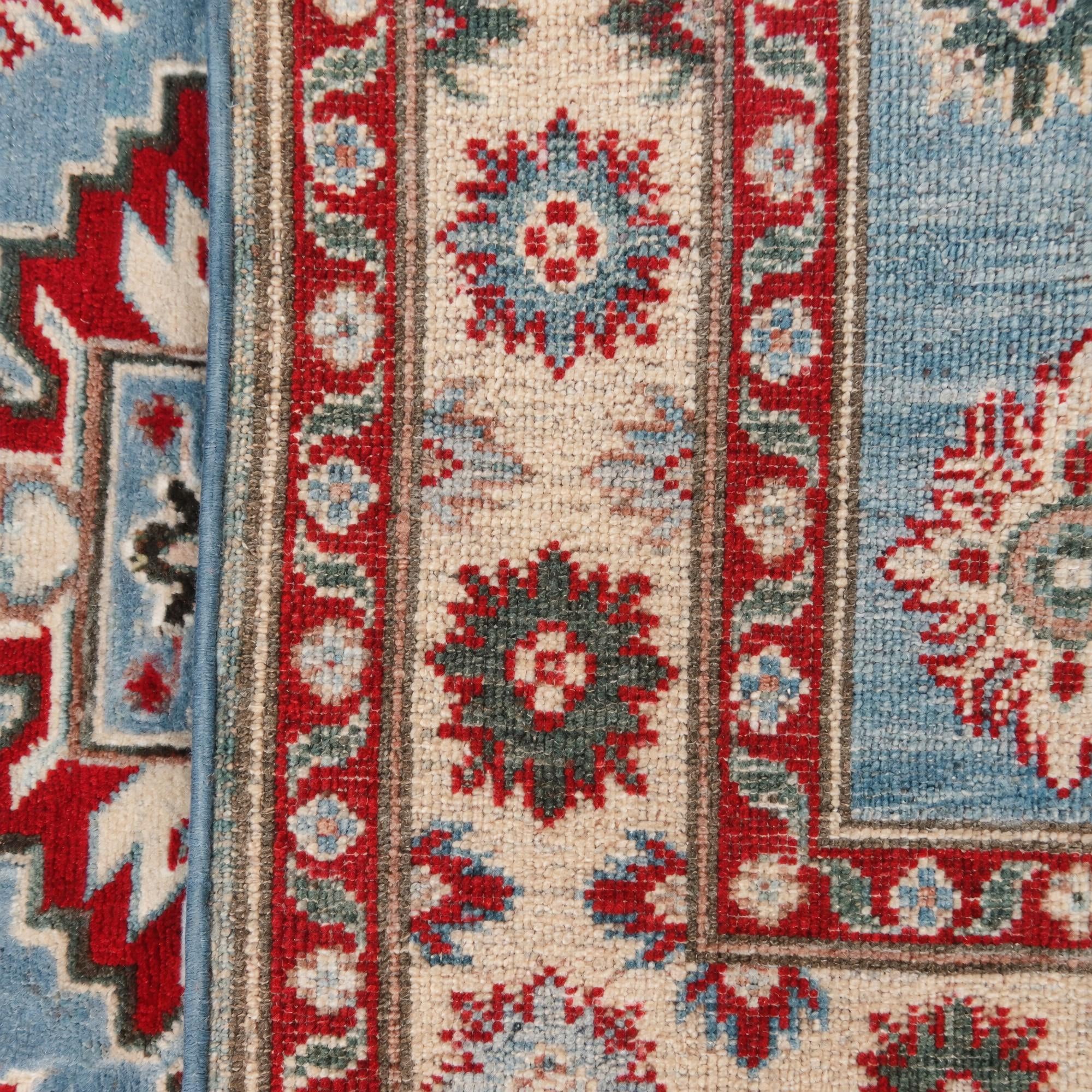 110cm x 155cm Hand Knotted Kazak Rug
