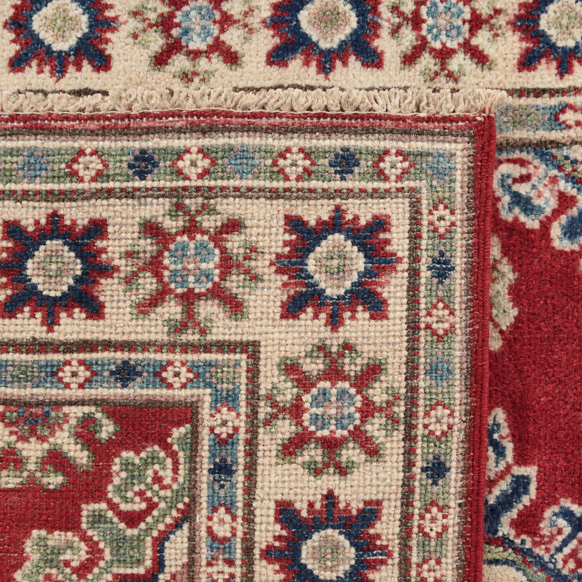 80cm x 125cm Hand Knotted Kazak Rug