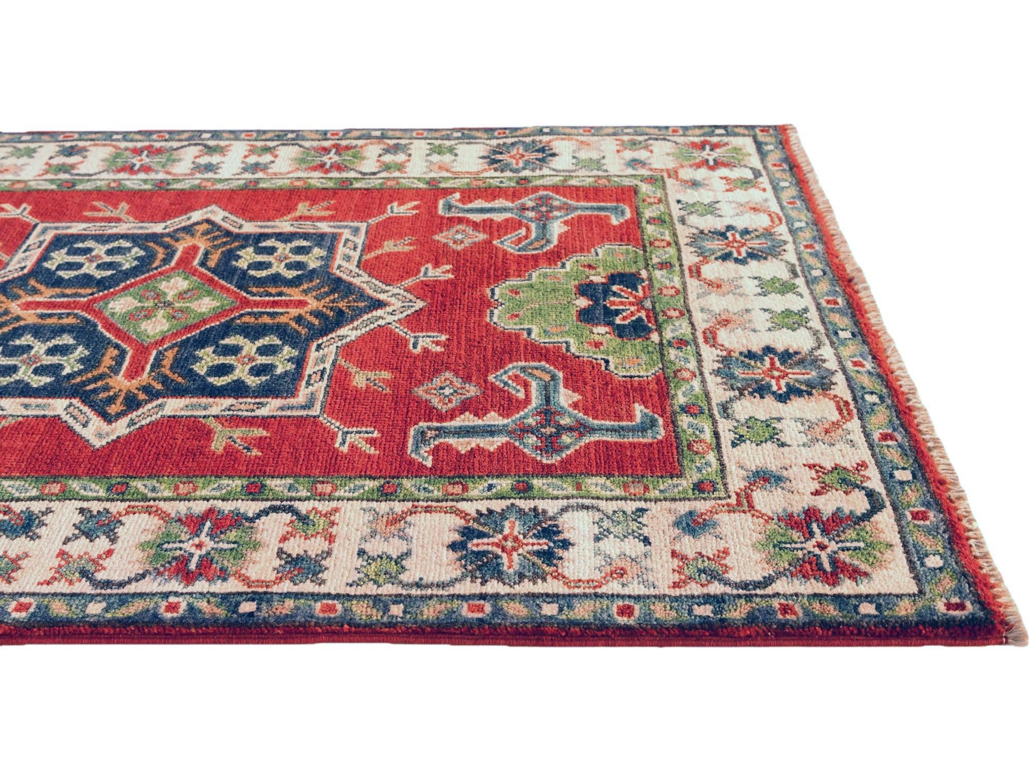 2' 9 x 4' 1 Hand Knotted Kazak Rug