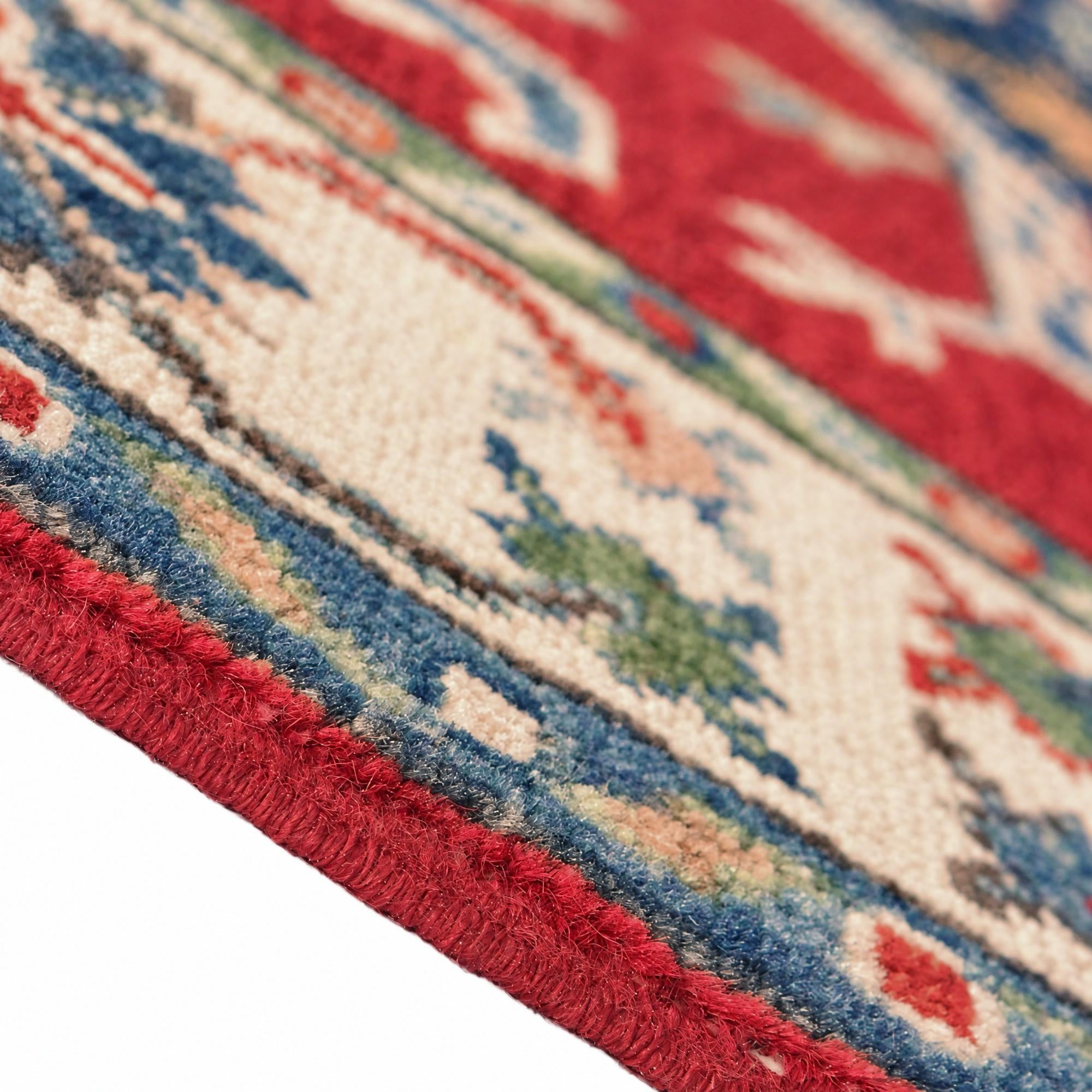 85cm x 125cm Hand Knotted Kazak Rug