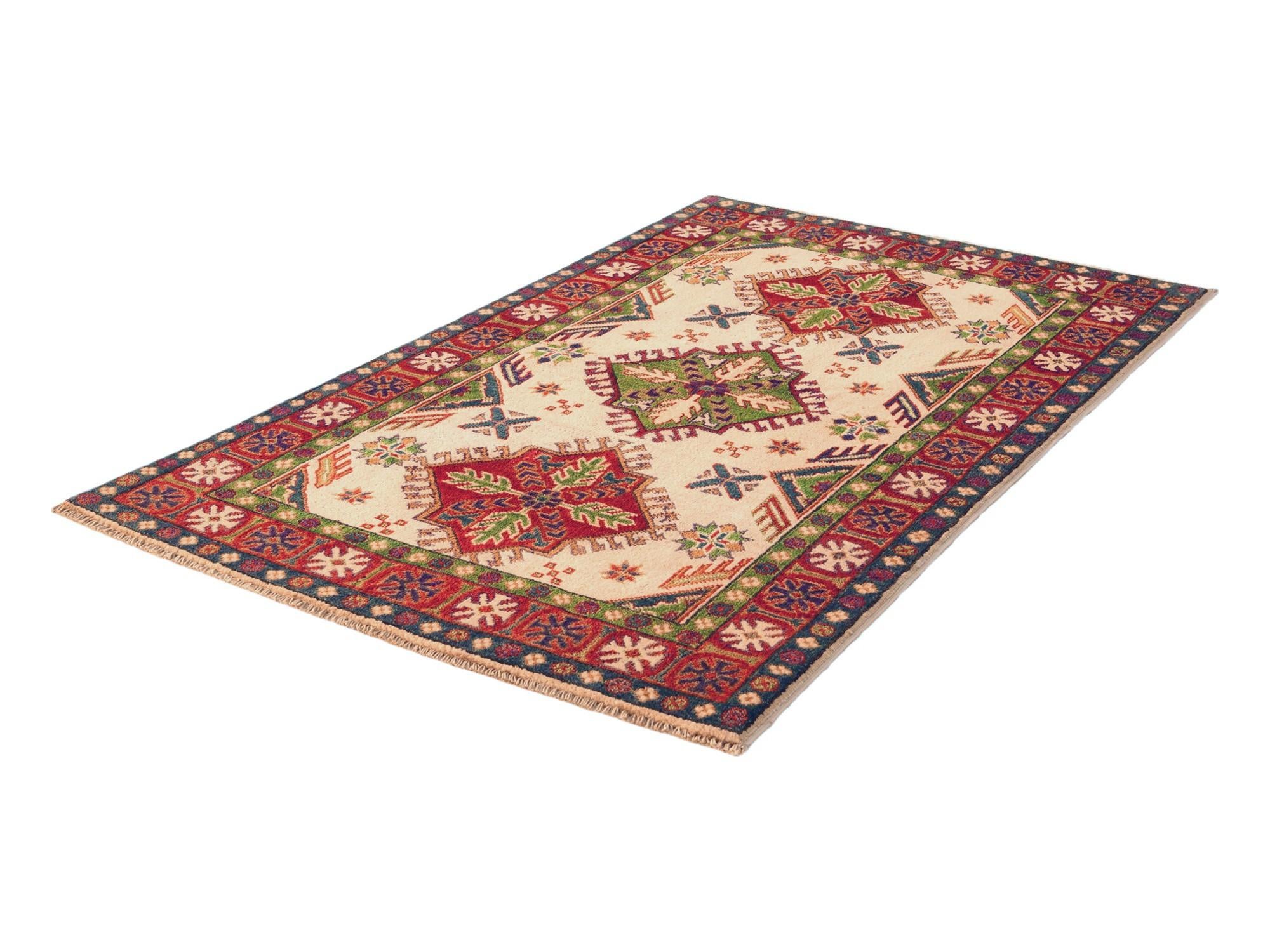 3' 2 x 5' 1 Hand Knotted Kazak Rug