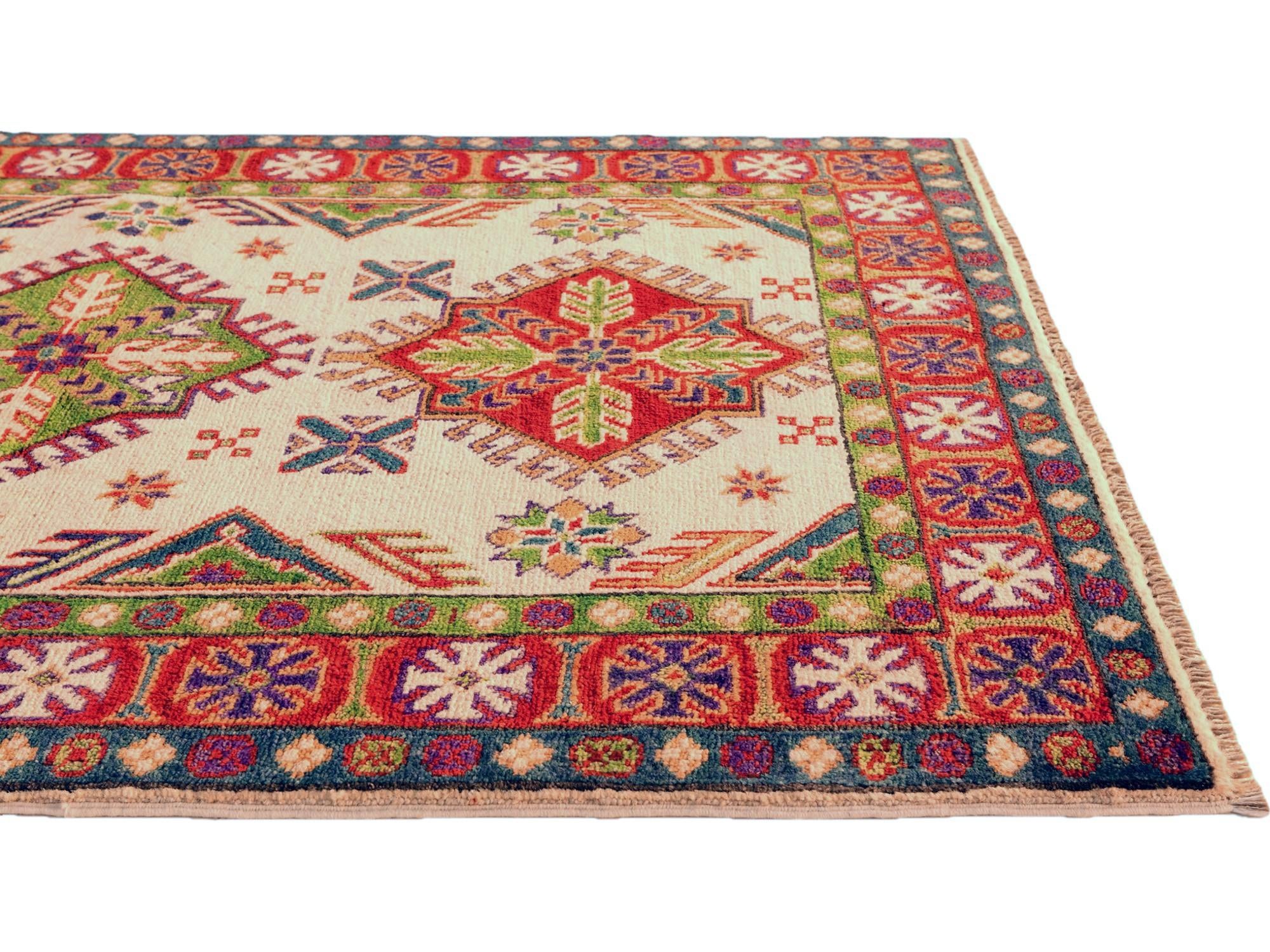 3' 2 x 5' 1 Hand Knotted Kazak Rug