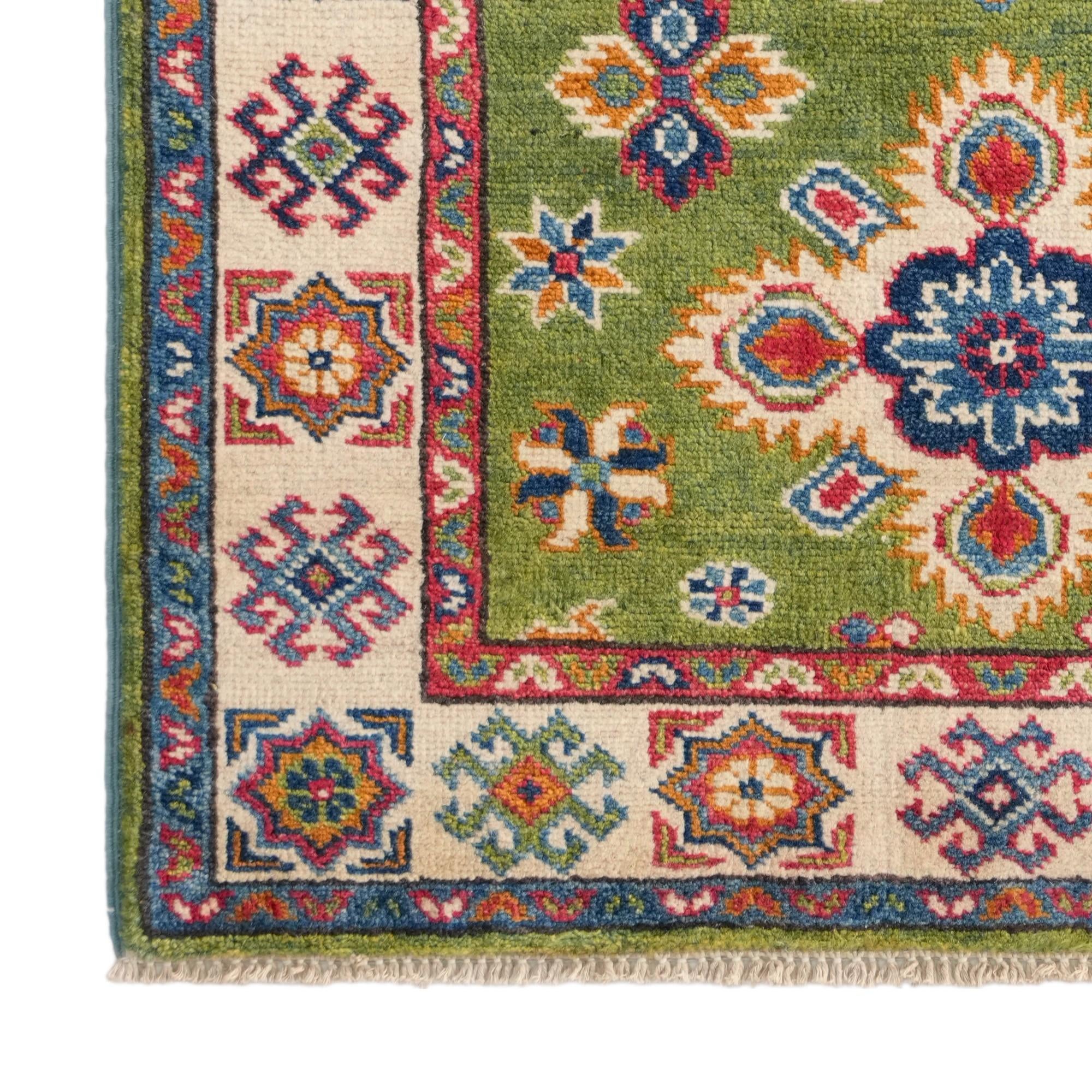 80cm x 120cm Handgeknüpft Kazak Teppich