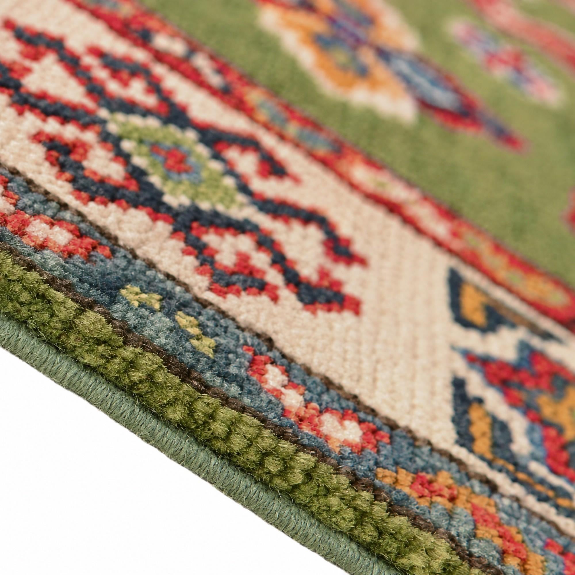 Detail image 7 of 10: 2' 8 x 4' Hand Knotted Kazak Rug