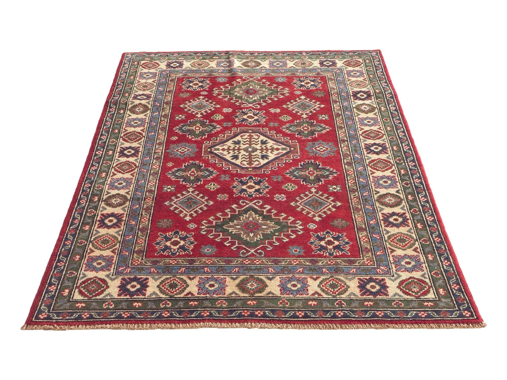 115cm x 185cm Hand Knotted Kazak Rug